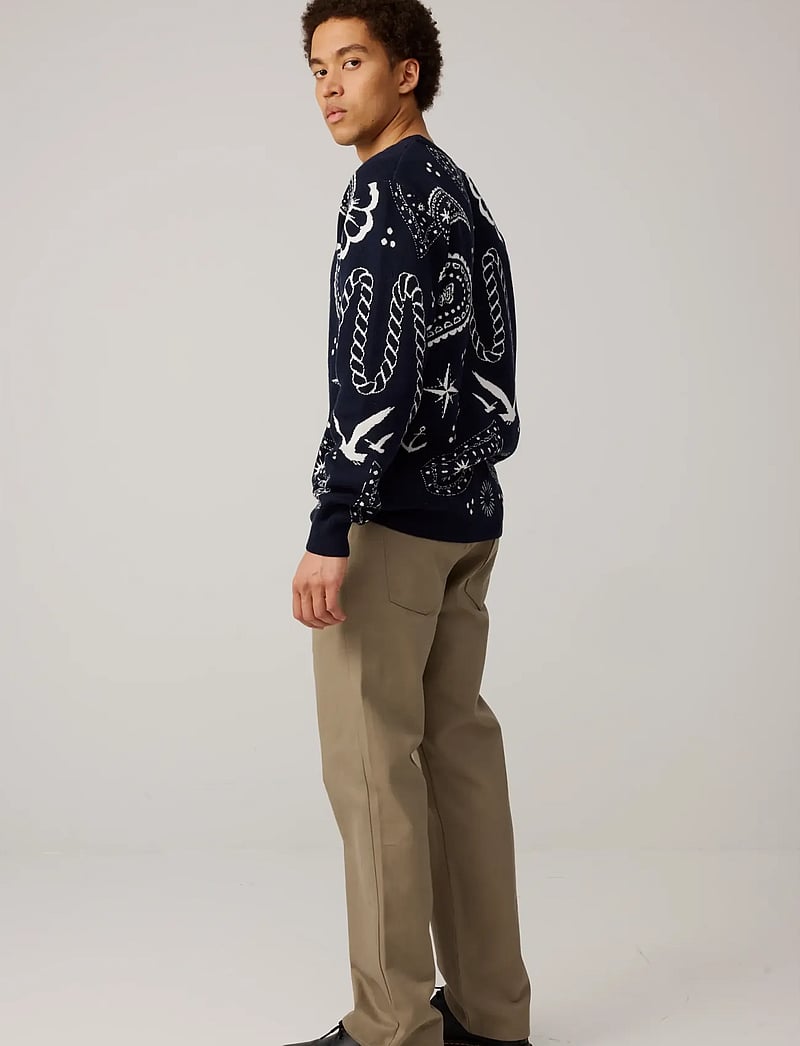 Makia - Beam Knit - rundhals - dark navy - 2