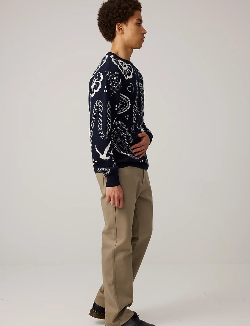 Makia - Beam Knit - rundhals - dark navy - 3