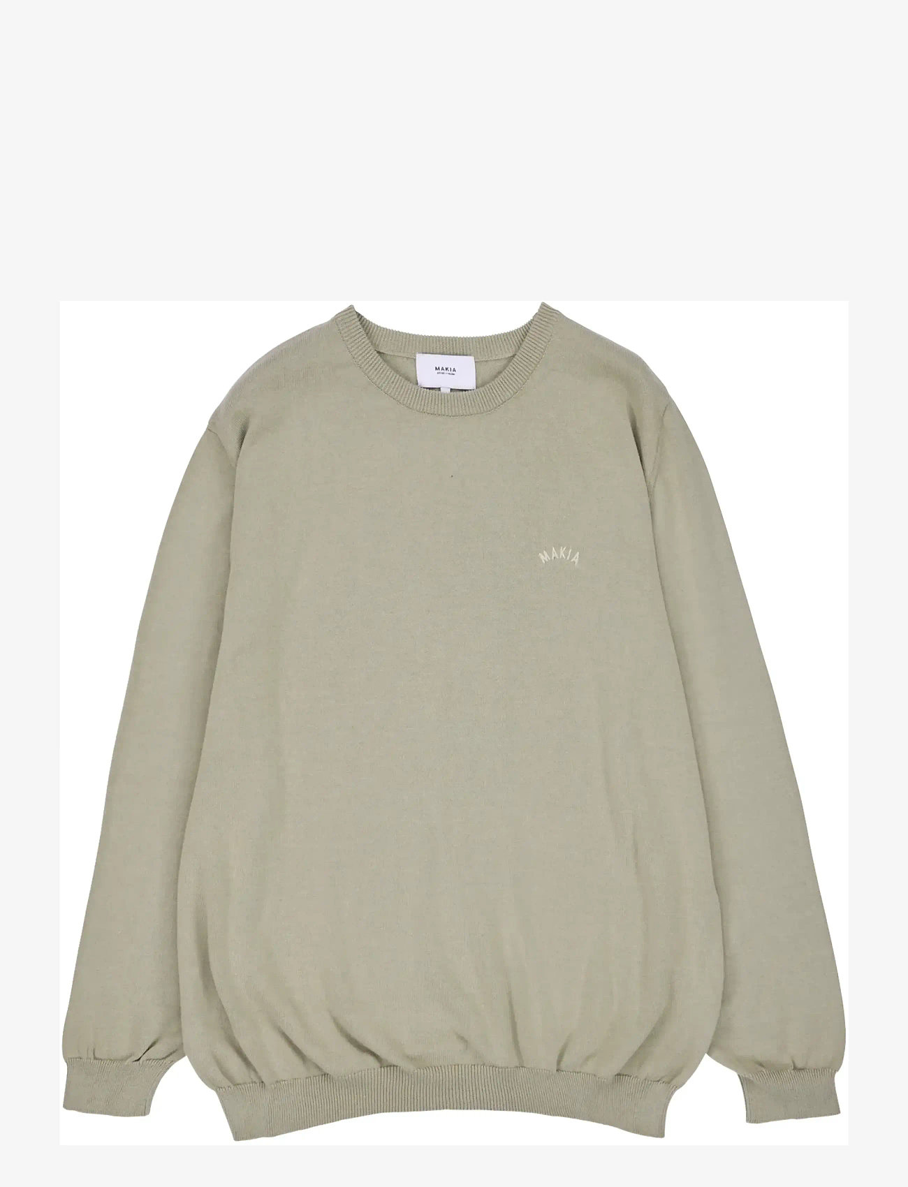 Makia - Canyon Knit - rundhalsad - seagrass - 0