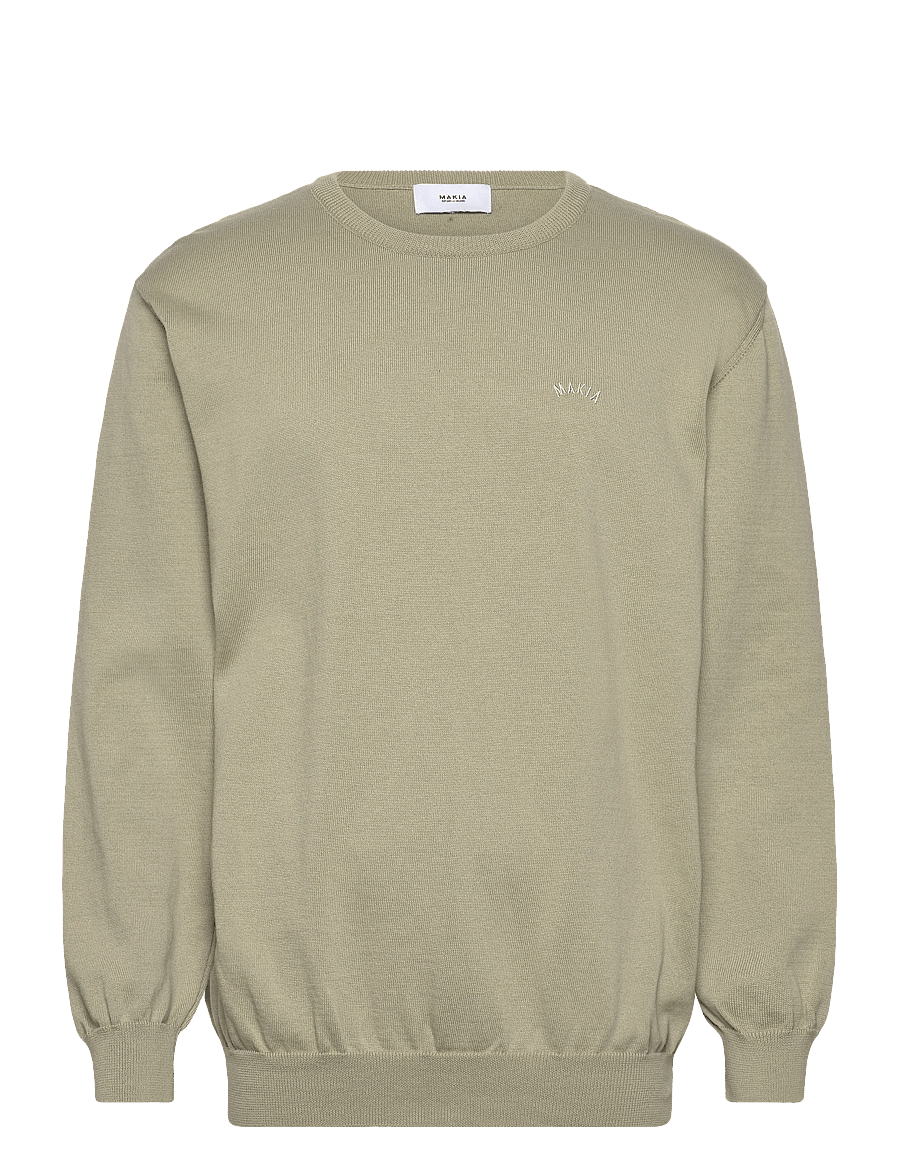 Makia - Canyon Knit - rundhals - seagrass - 0