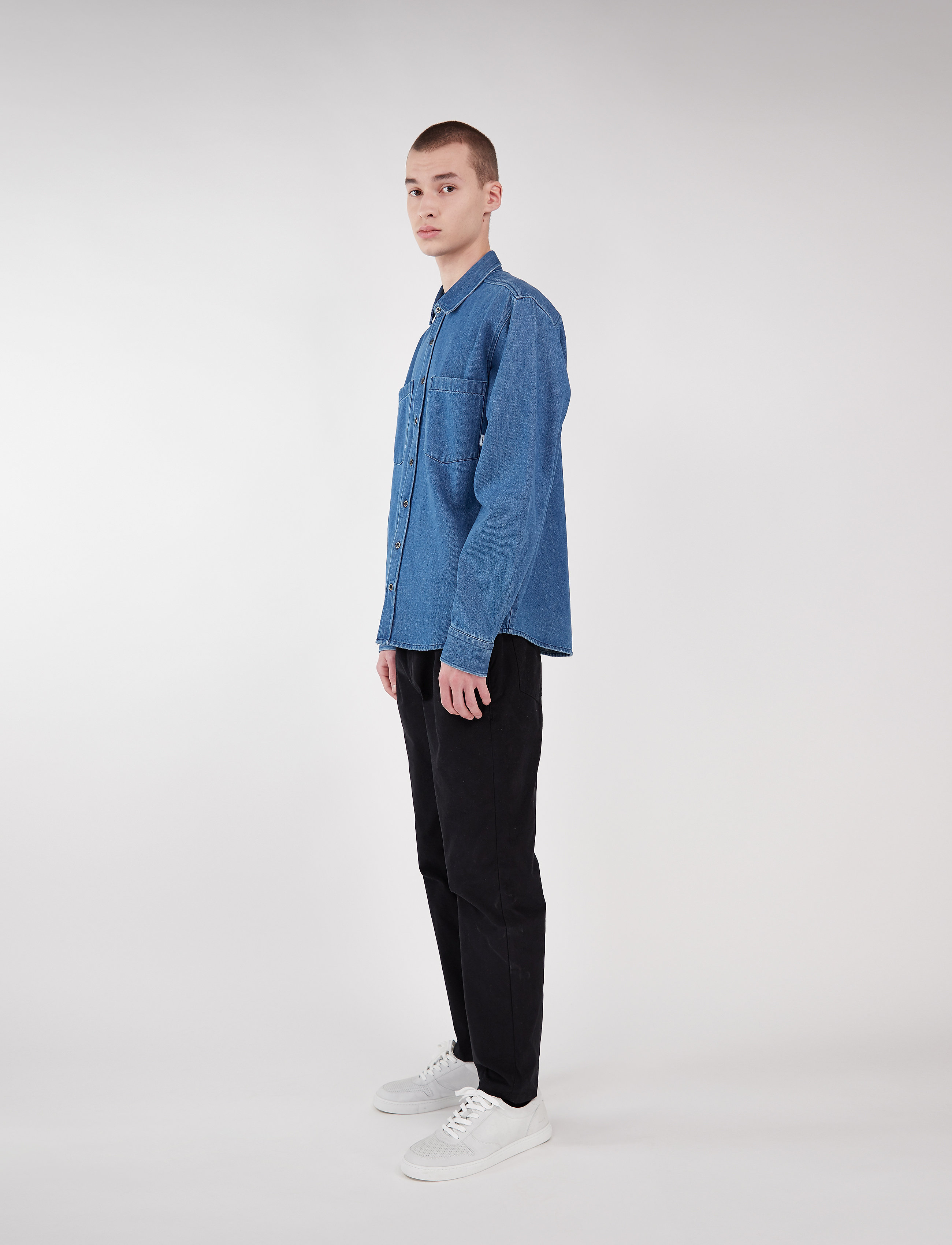 Makia - Staple Shirt - stone wash - 3