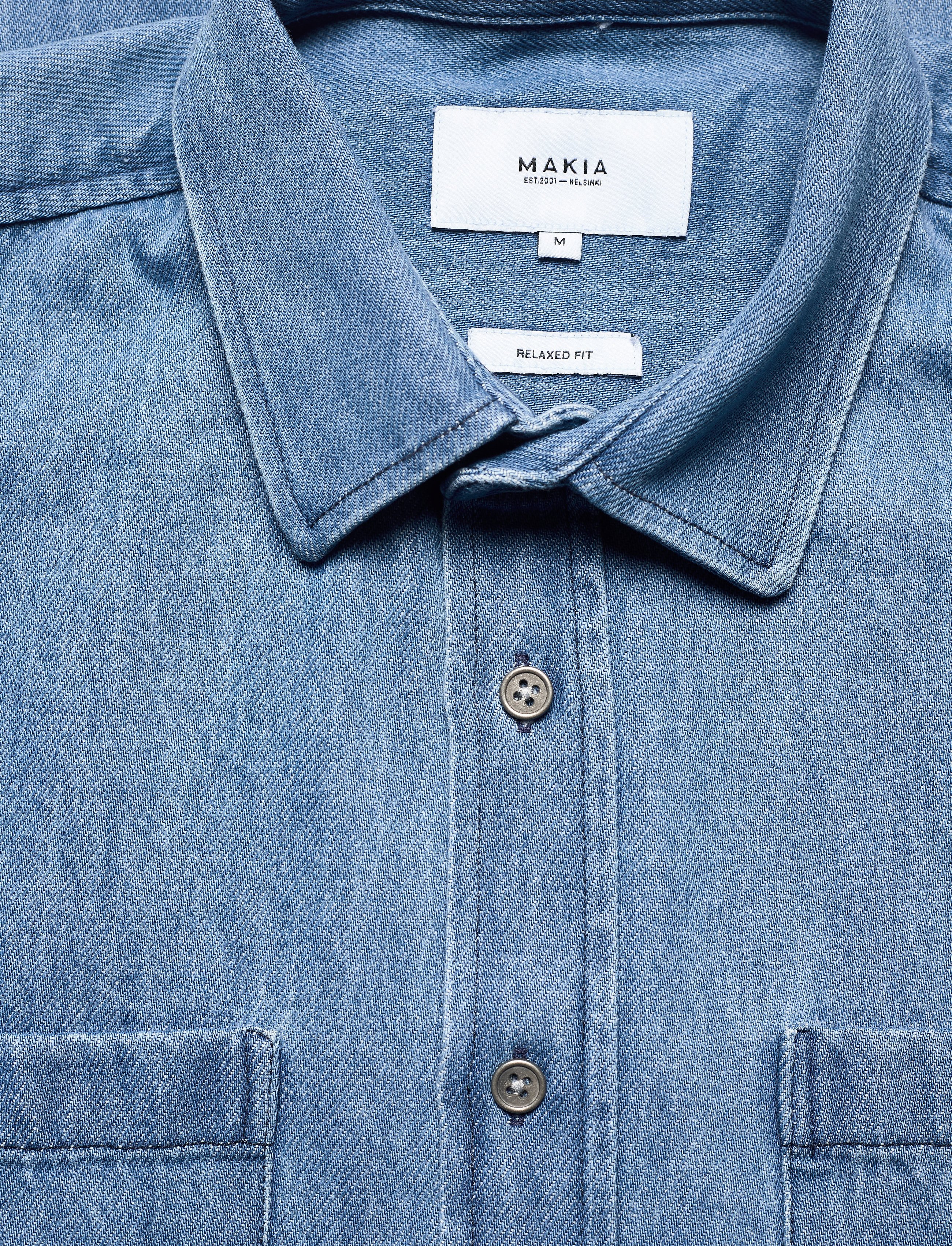 Makia - Staple Shirt - stone wash - 4