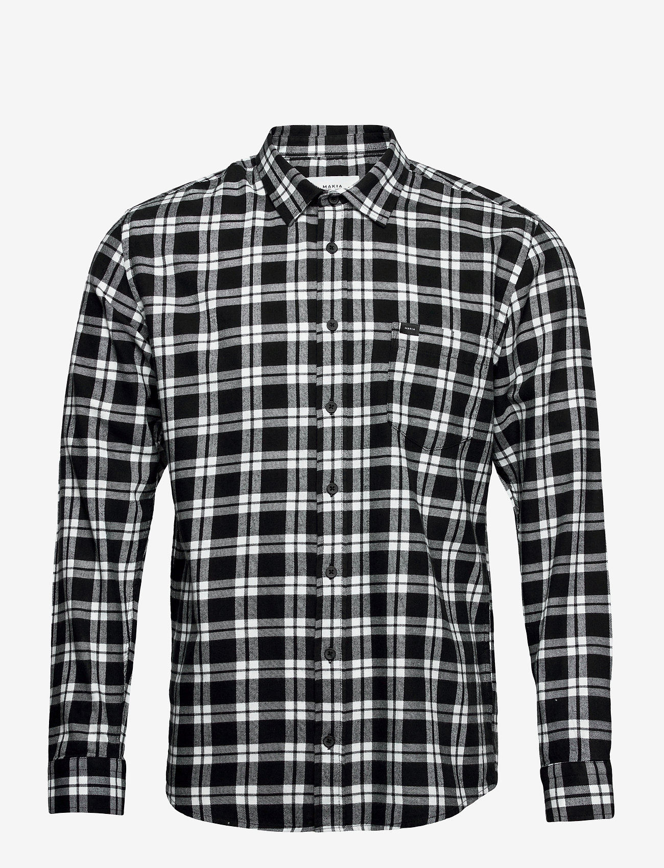 Makia - Area Shirt - karierte hemden - black-white - 0