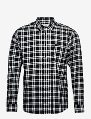 Makia - Area Shirt - koszule w kratkę - black-white - 0