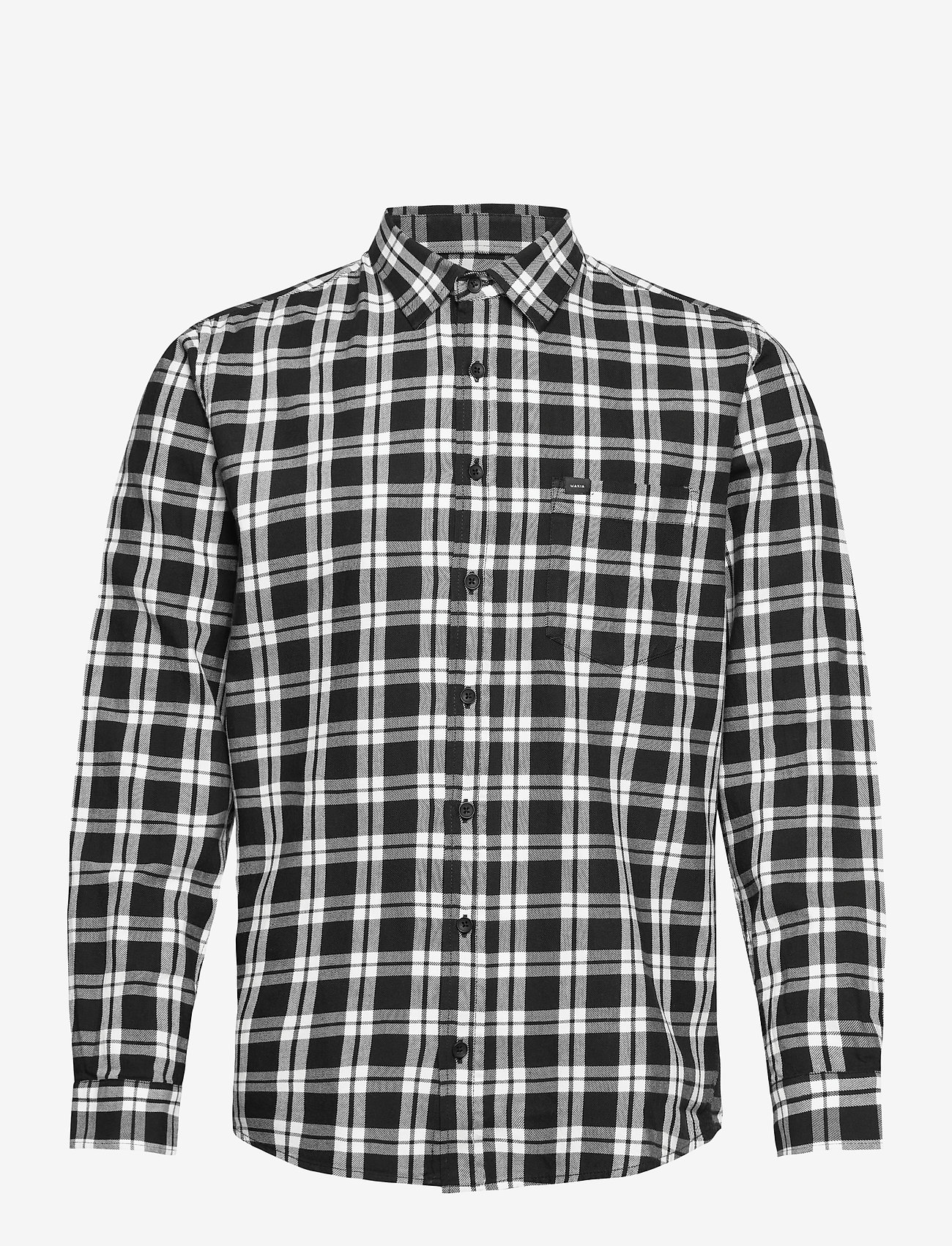 Makia - Camino Shirt - checkered shirts - black - 0