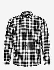 Makia - Camino Shirt - checkered shirts - black - 0