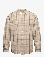Makia - Lehto Shirt - rutiga skjortor - humus - 0