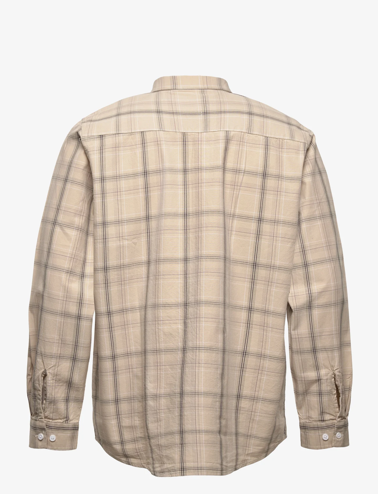 Makia - Lehto Shirt - checkered shirts - humus - 1