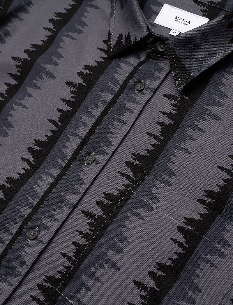 Makia - Shoreline Shirt - mönstrade skjortor - ink blue - 3