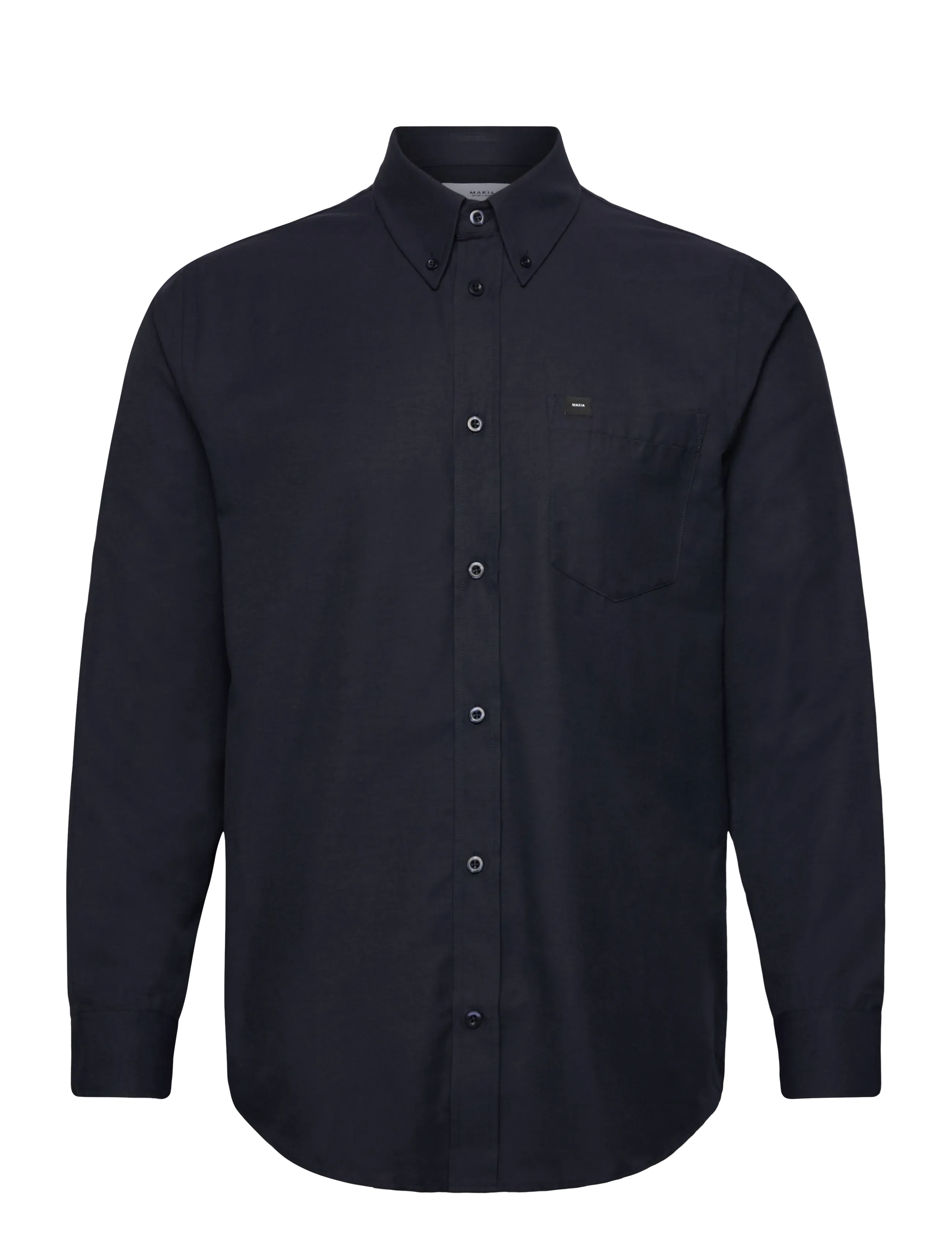 Makia Flagship Shirt, S, Navy, Skjorter > Afslappet Shirts, Herre