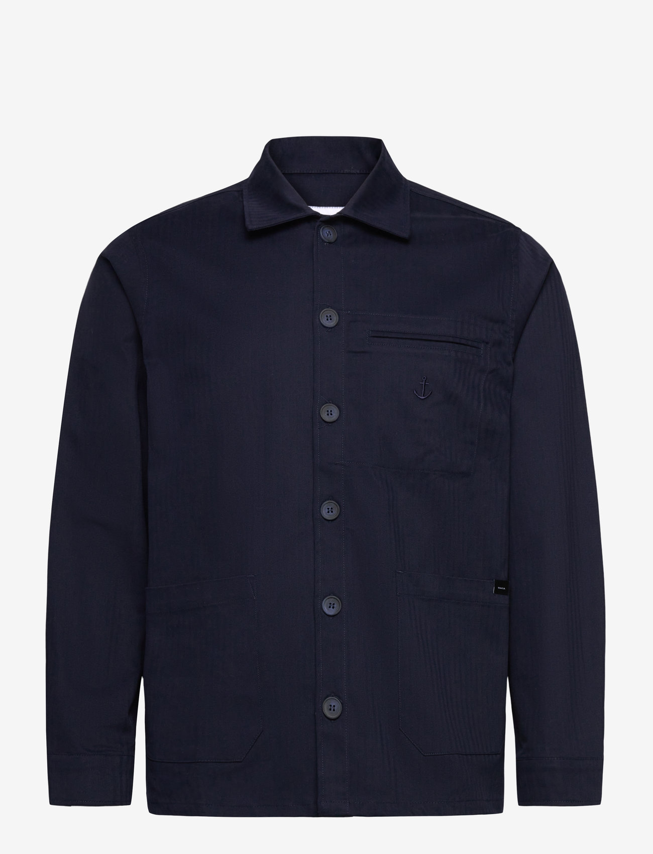 Makia - Arrow Overshirt - dark navy - 1