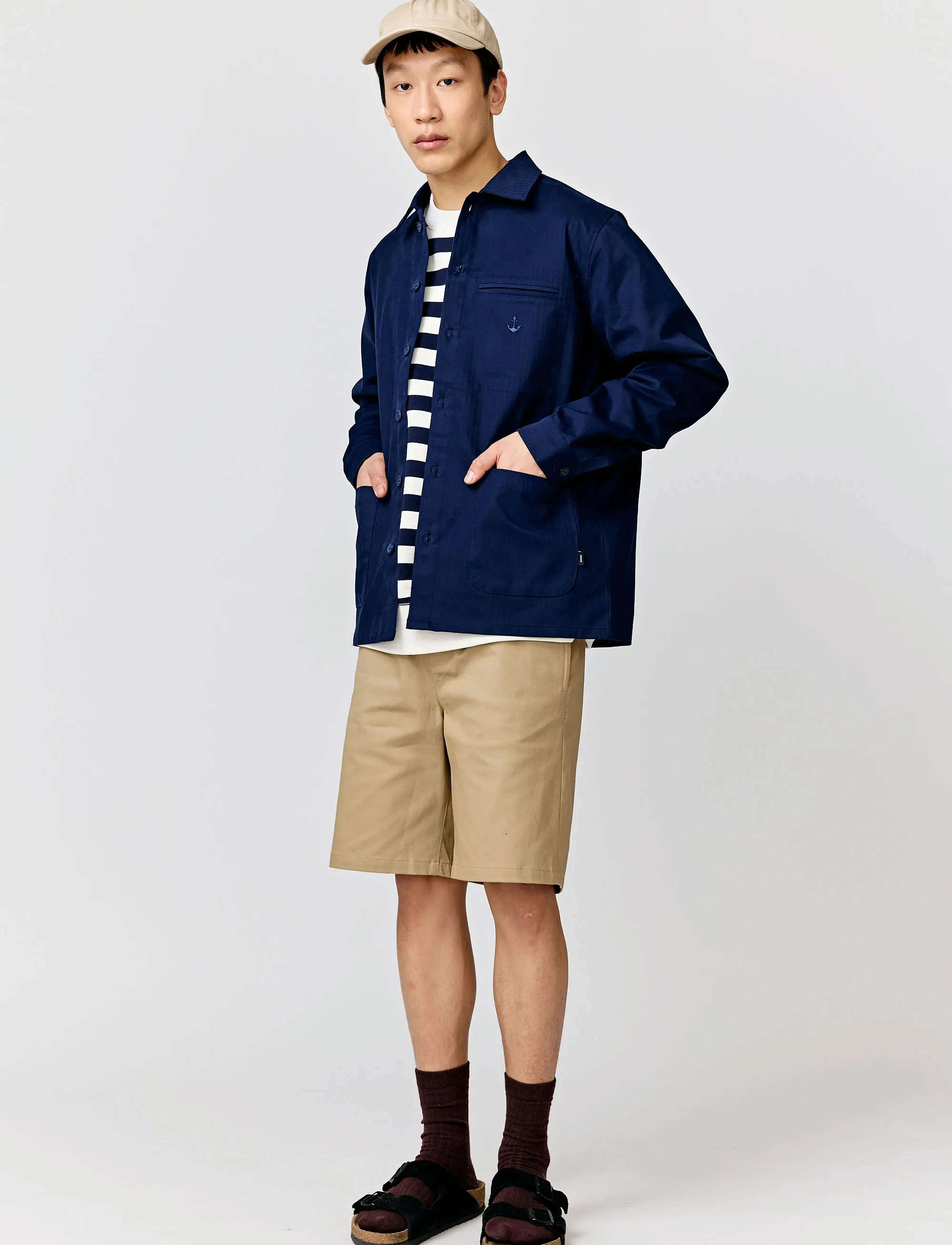 Makia - Arrow Overshirt - dark navy - 4