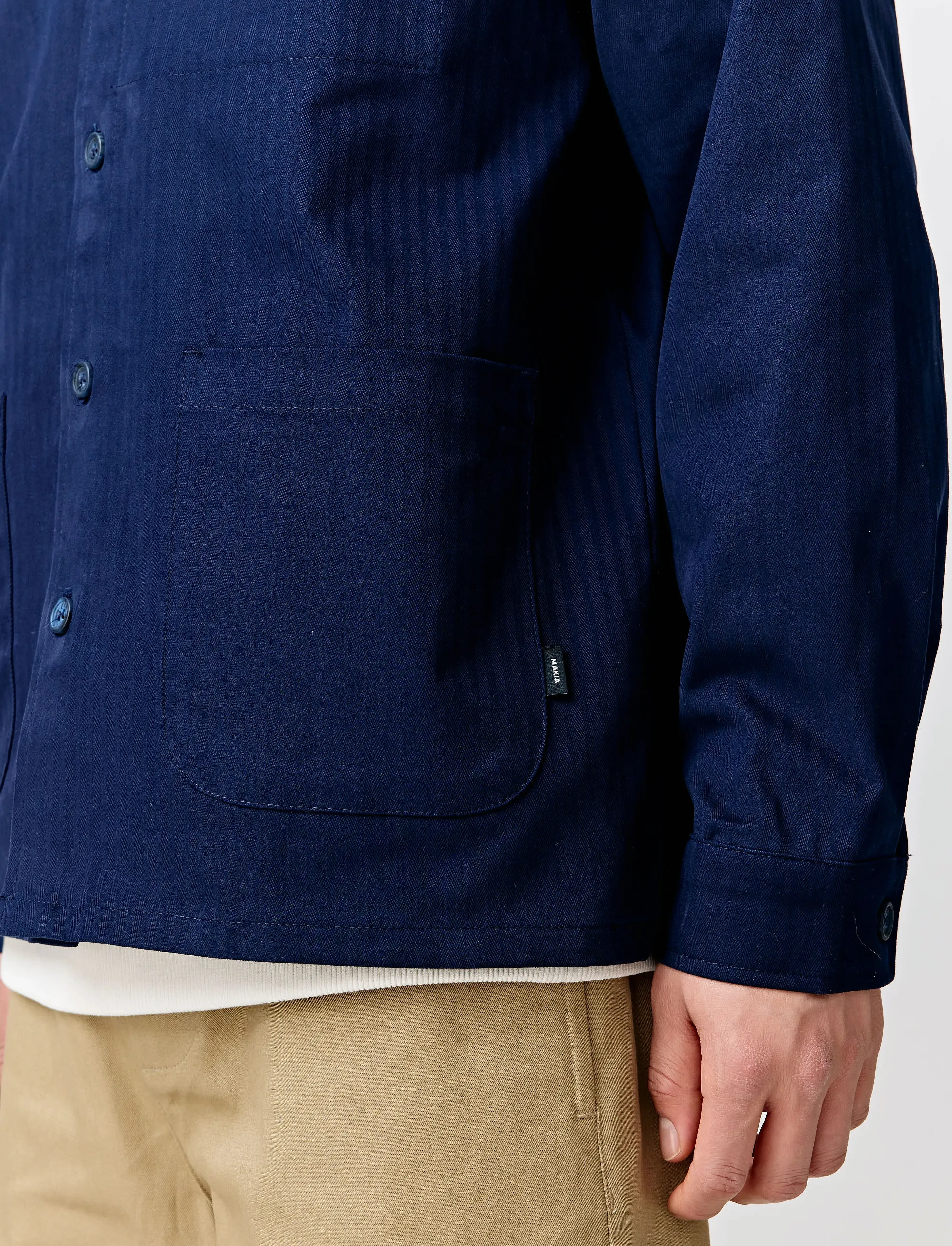 Makia Arrow Overshirt - Overshirts - DARK NAVY / navy