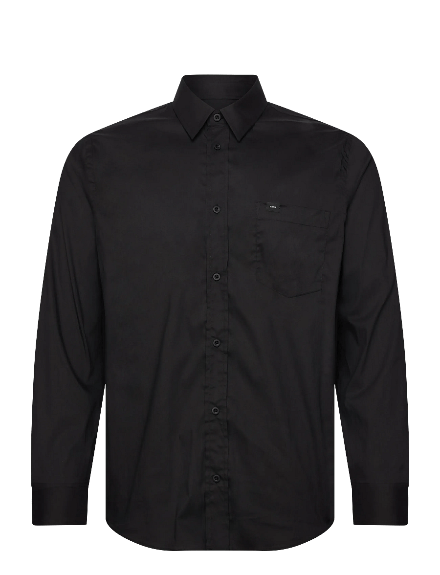 Makia - Arthur Shirt - rennot kauluspaidat - black - 0