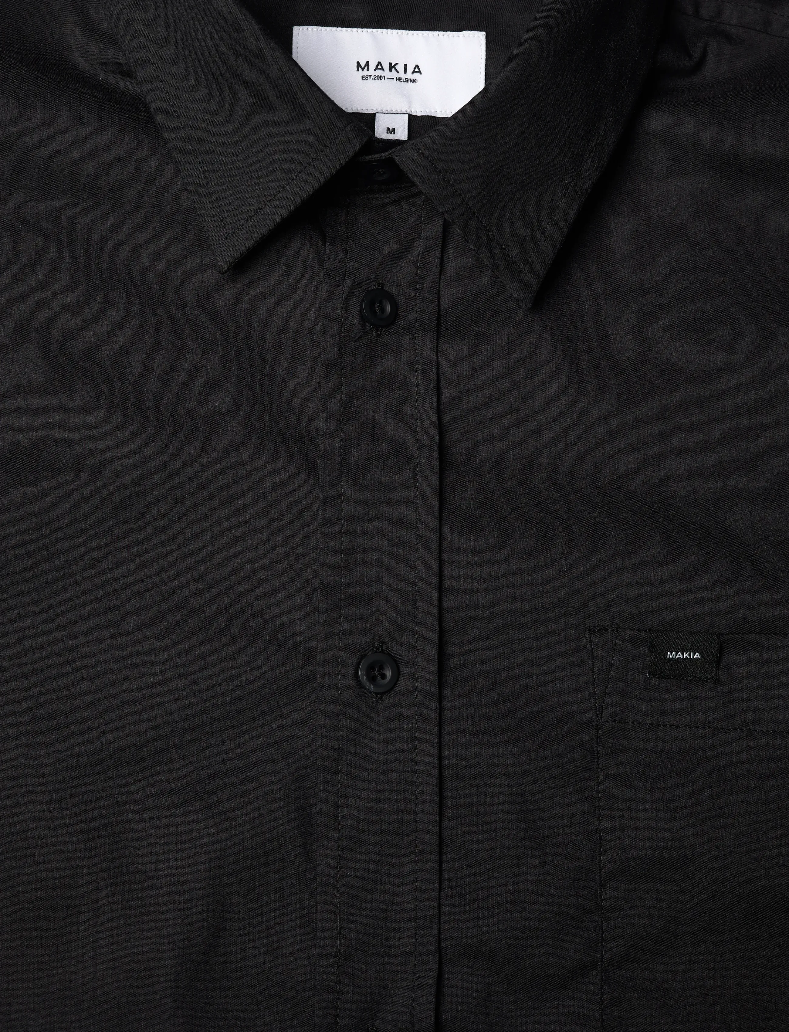 Makia - Arthur Shirt - vabaajasärgid - black - 2