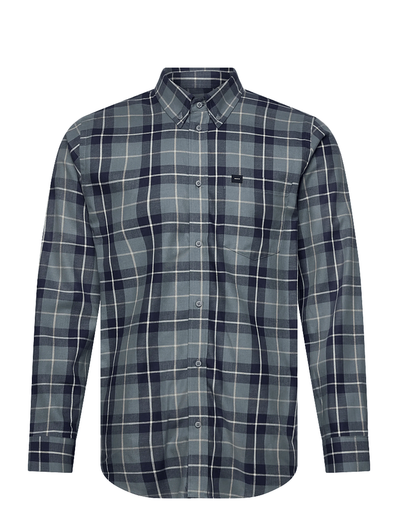 Makia - Rational Shirt - ternede skjorter - blue - 0