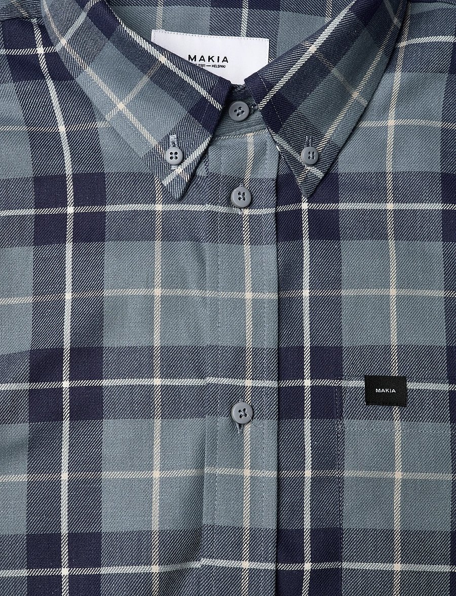 Makia - Rational Shirt - geruite overhemden - blue - 2