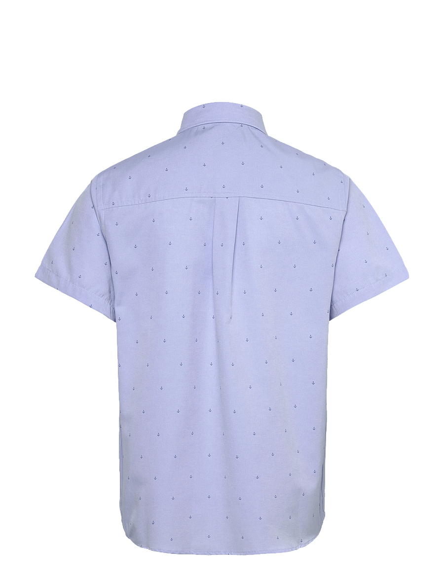 Makia - Anchors Shirt - kurzarmhemden - light blue - 2