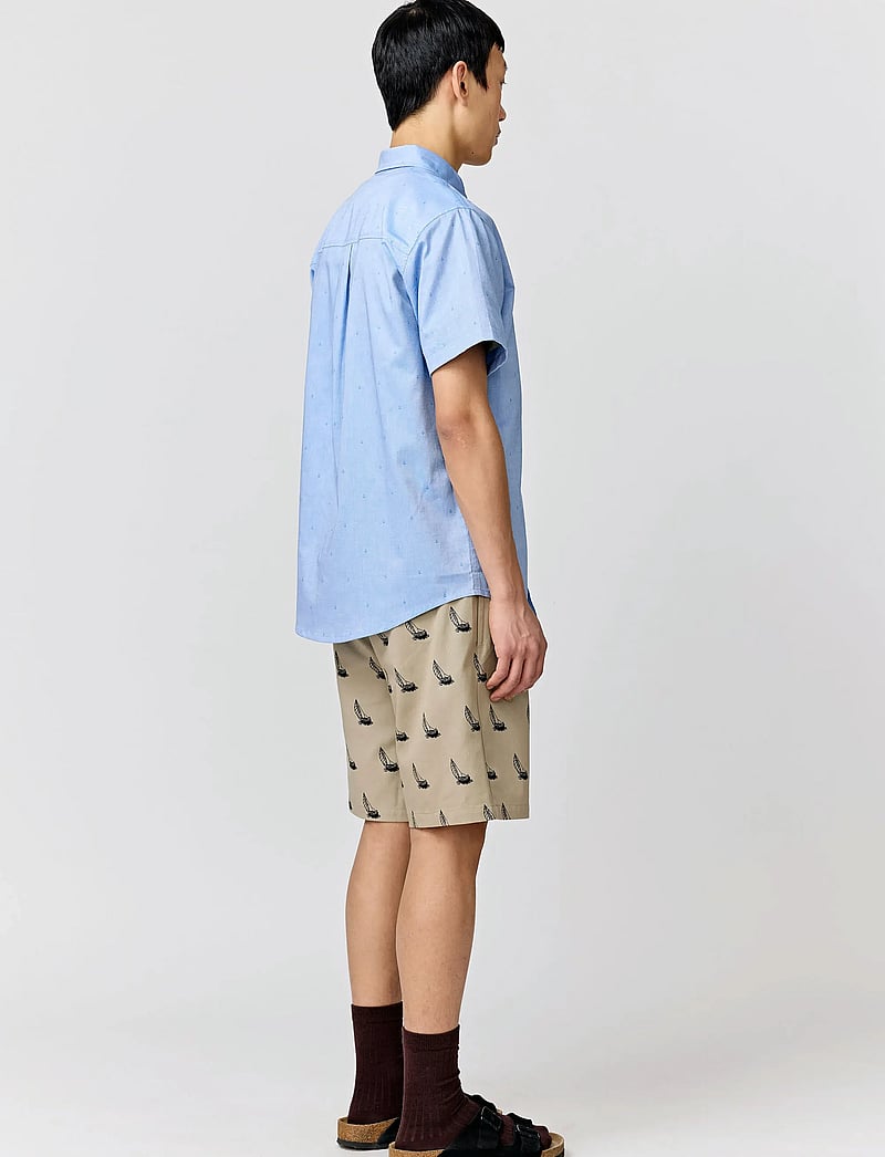 Makia - Anchors Shirt - kurzarmhemden - light blue - 4