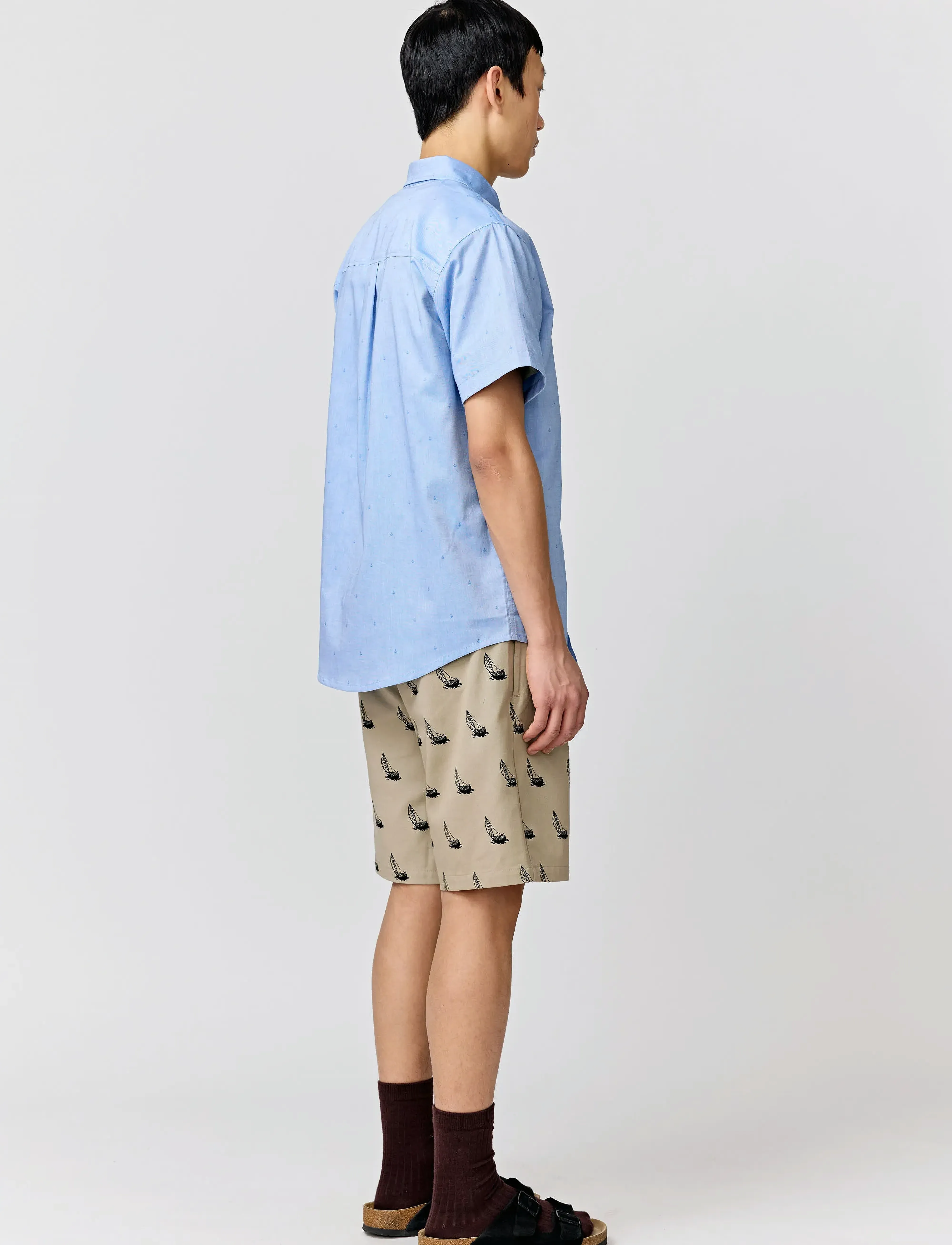 Makia - Anchors Shirt - herren - light blue - 4