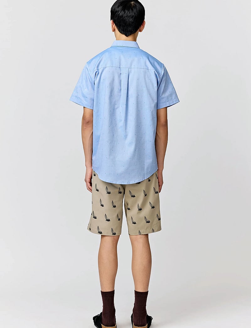 Makia - Anchors Shirt - kurzarmhemden - light blue - 5