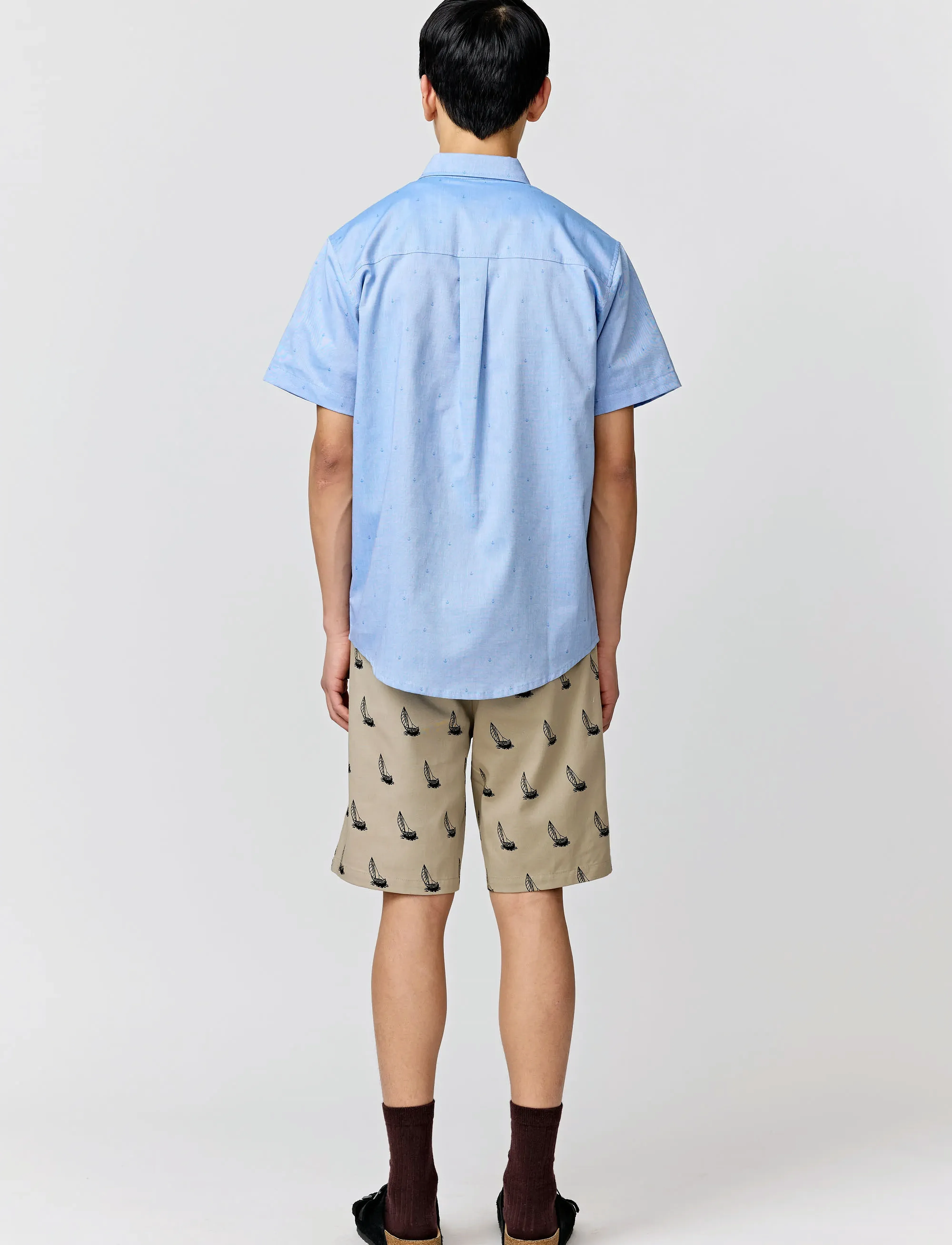 Makia - Anchors Shirt - herren - light blue - 5