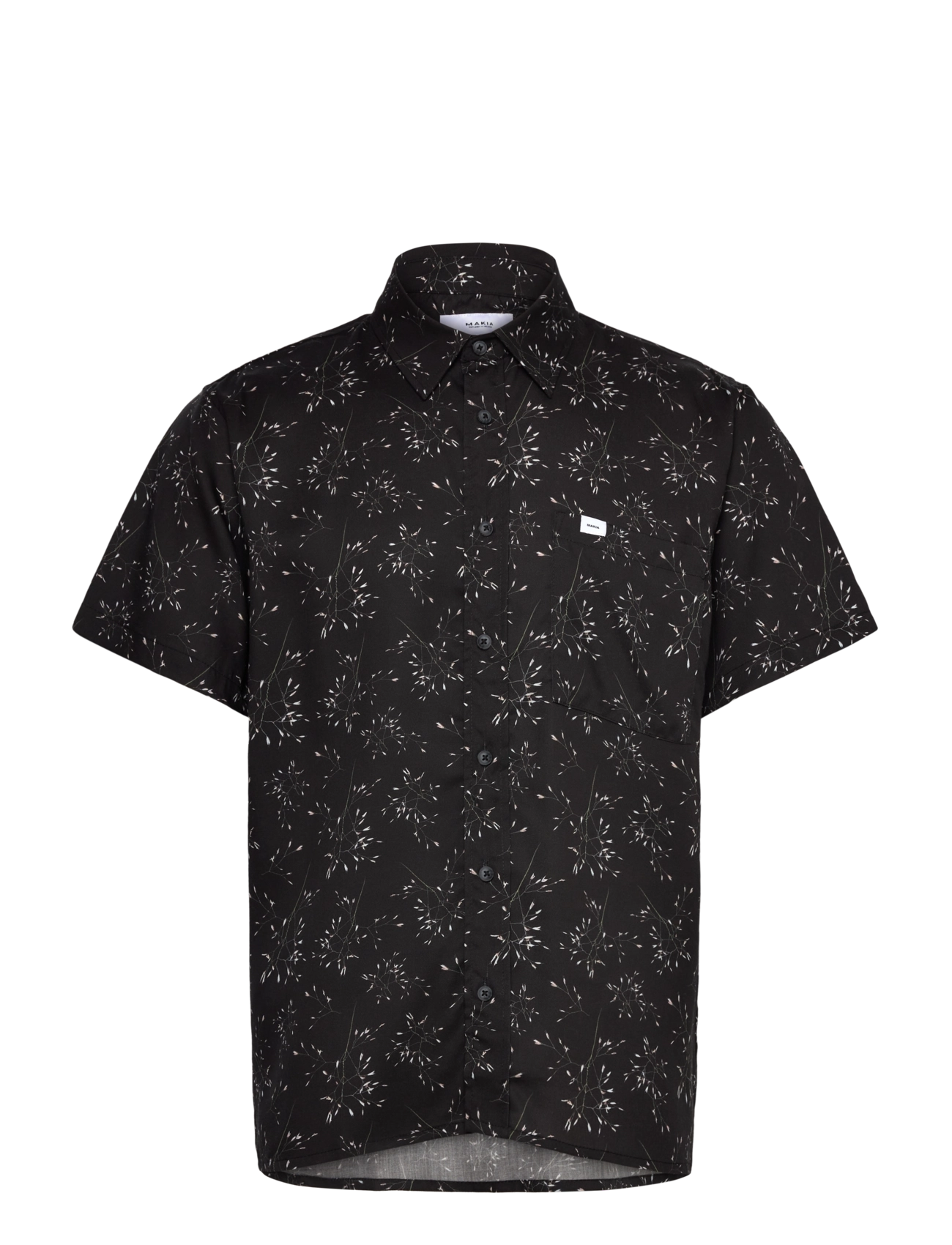 Makia Pasture Shirt - Clothing - BLACK HAY / black
