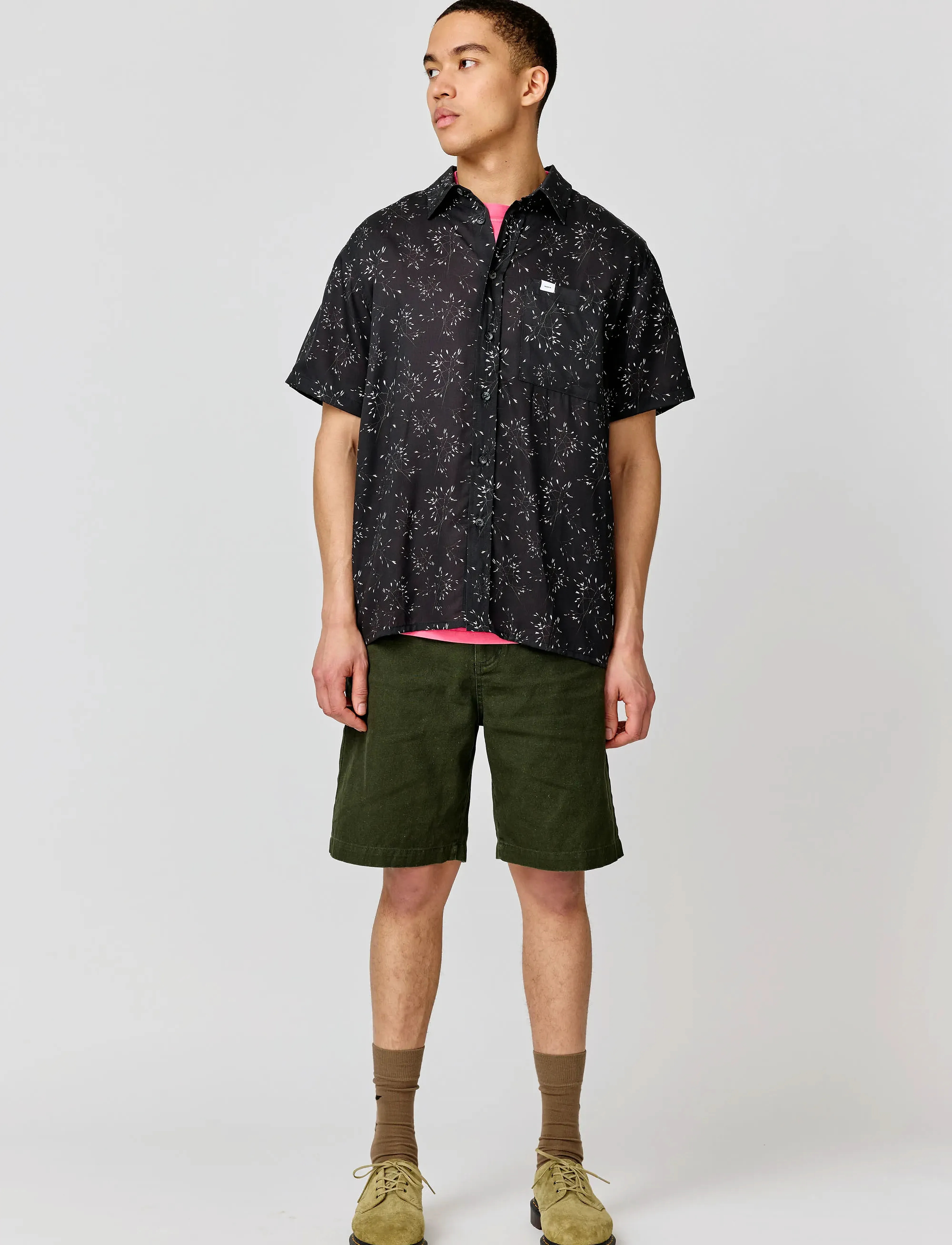 Makia Pasture Shirt - Skjorter - BLACK HAY / black