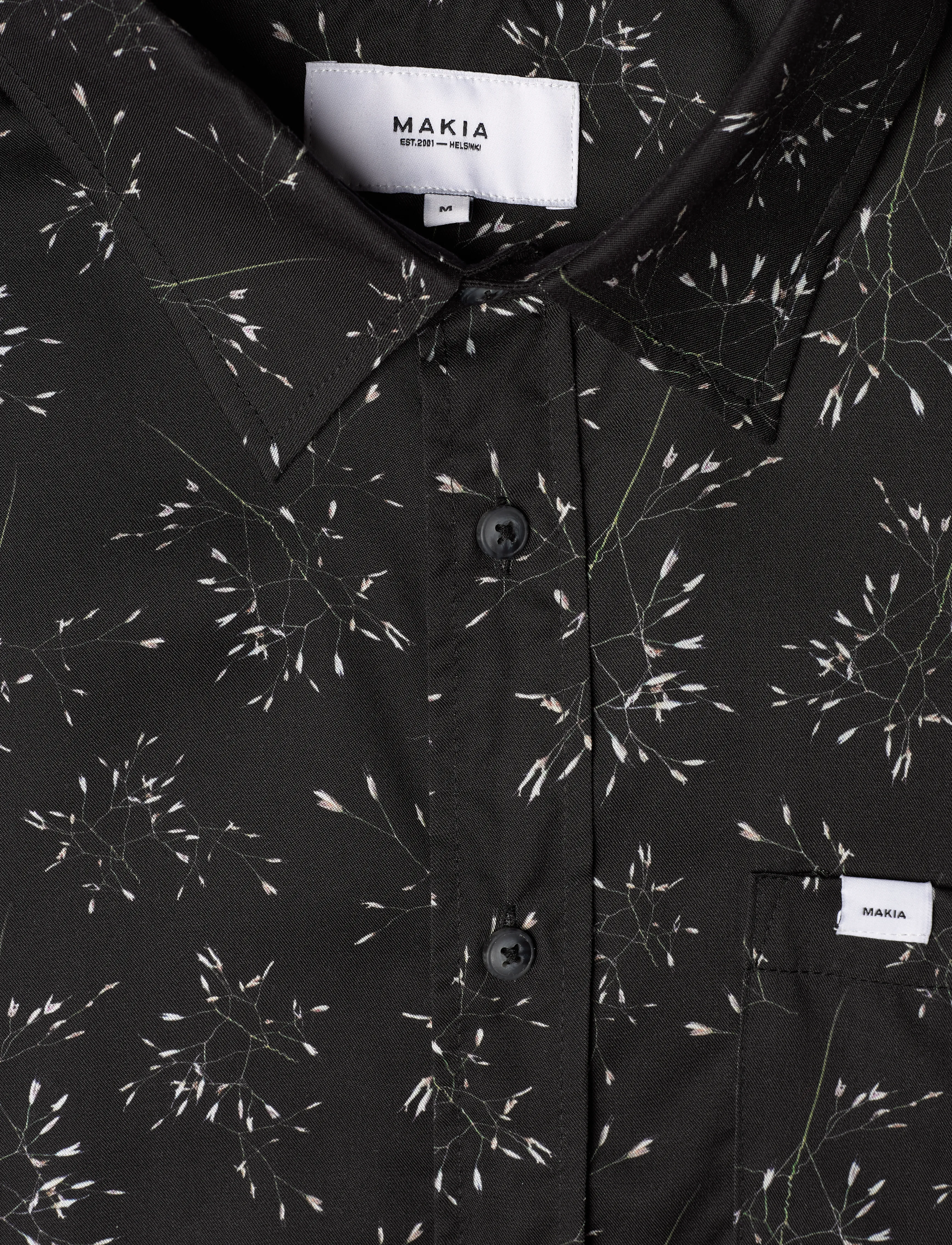 Makia - Pasture Shirt - black hay - 5