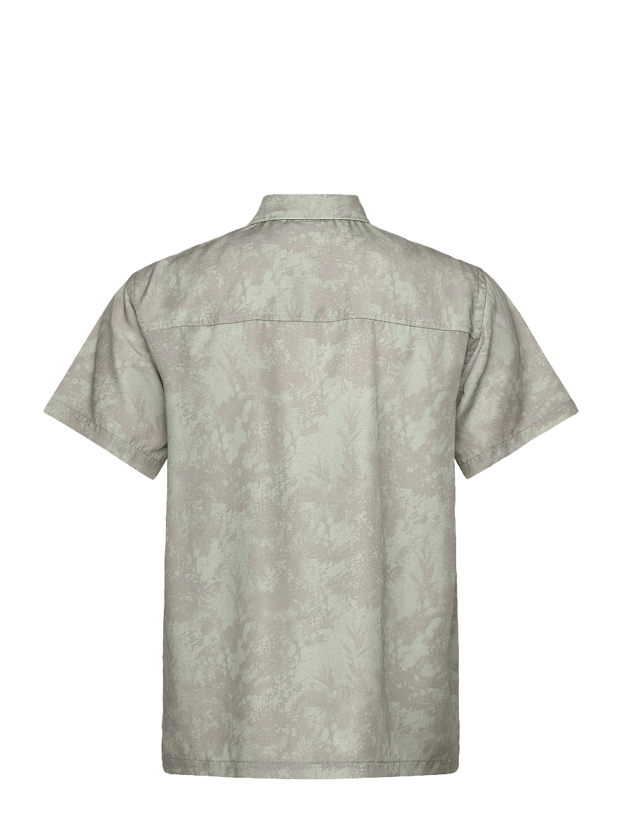 Makia - Bloom Shirt - krótki rękaw - mineral green - 2
