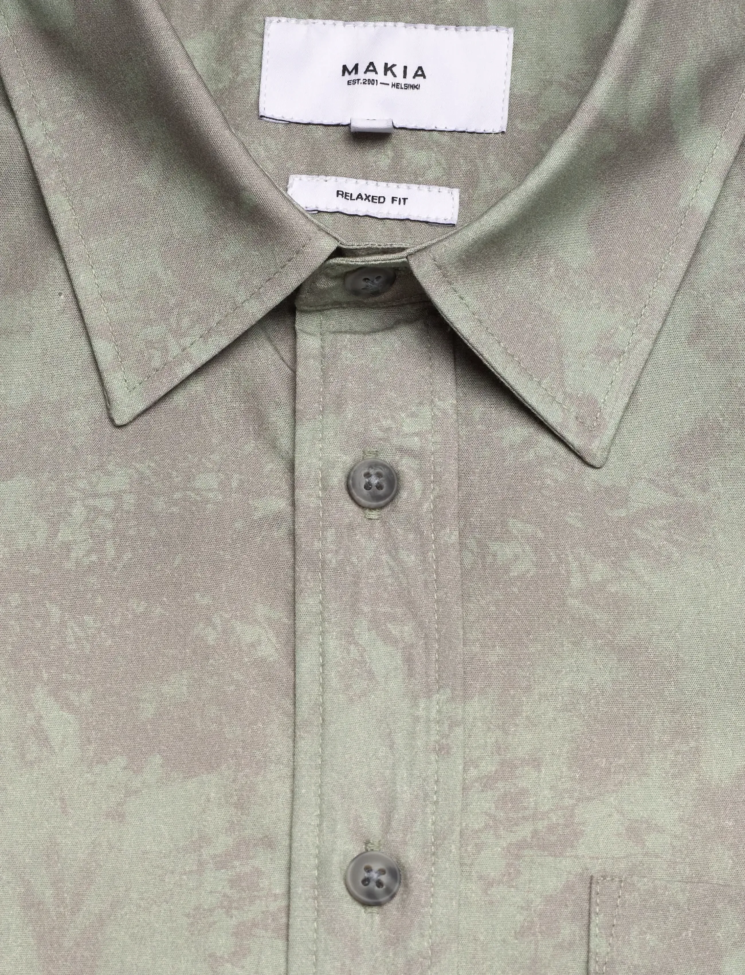 Makia - Bloom Shirt - kurzärmelig - mineral green - 5