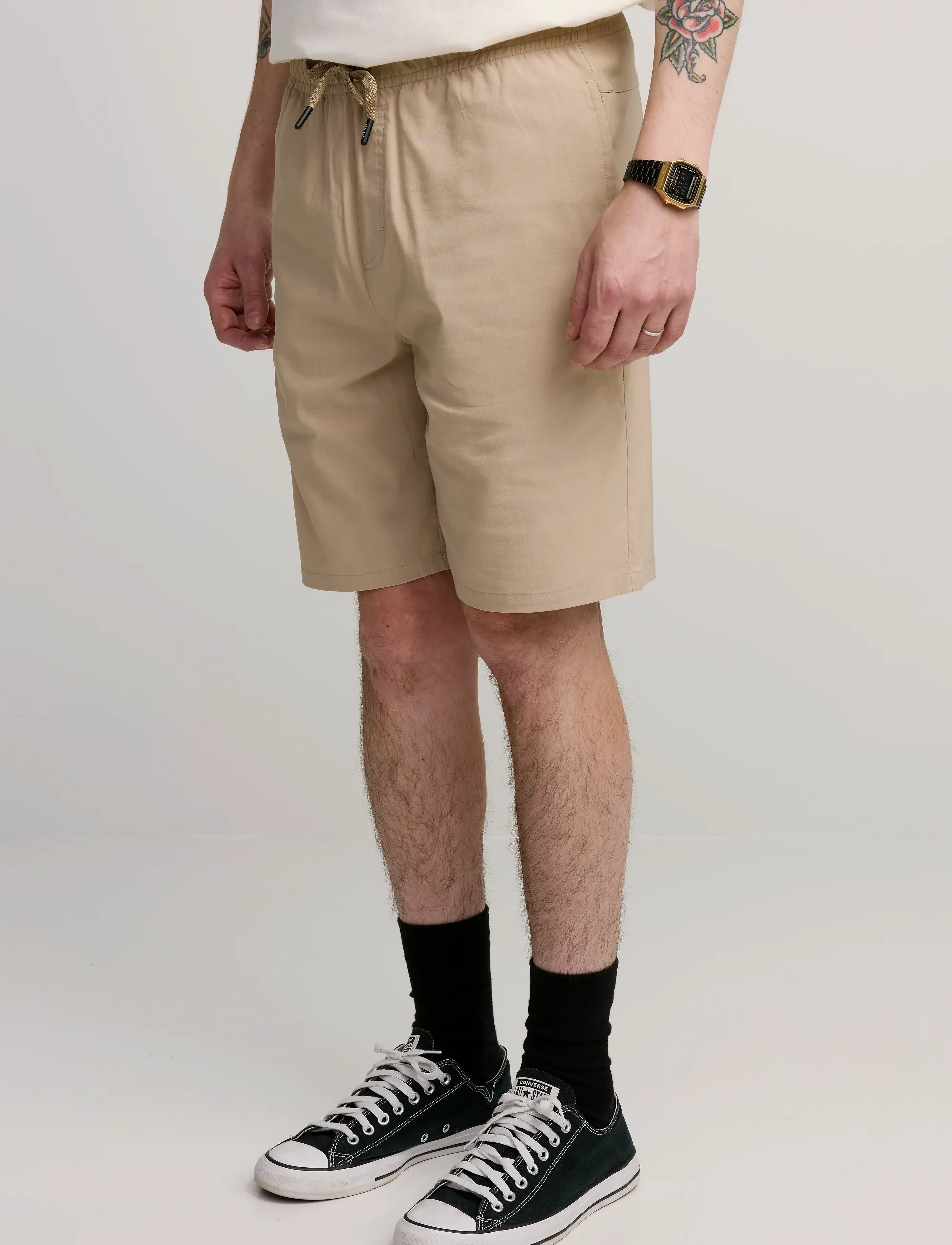 Makia Kasper Shorts, 30, Beige, Shorts > Afslappet, Herre