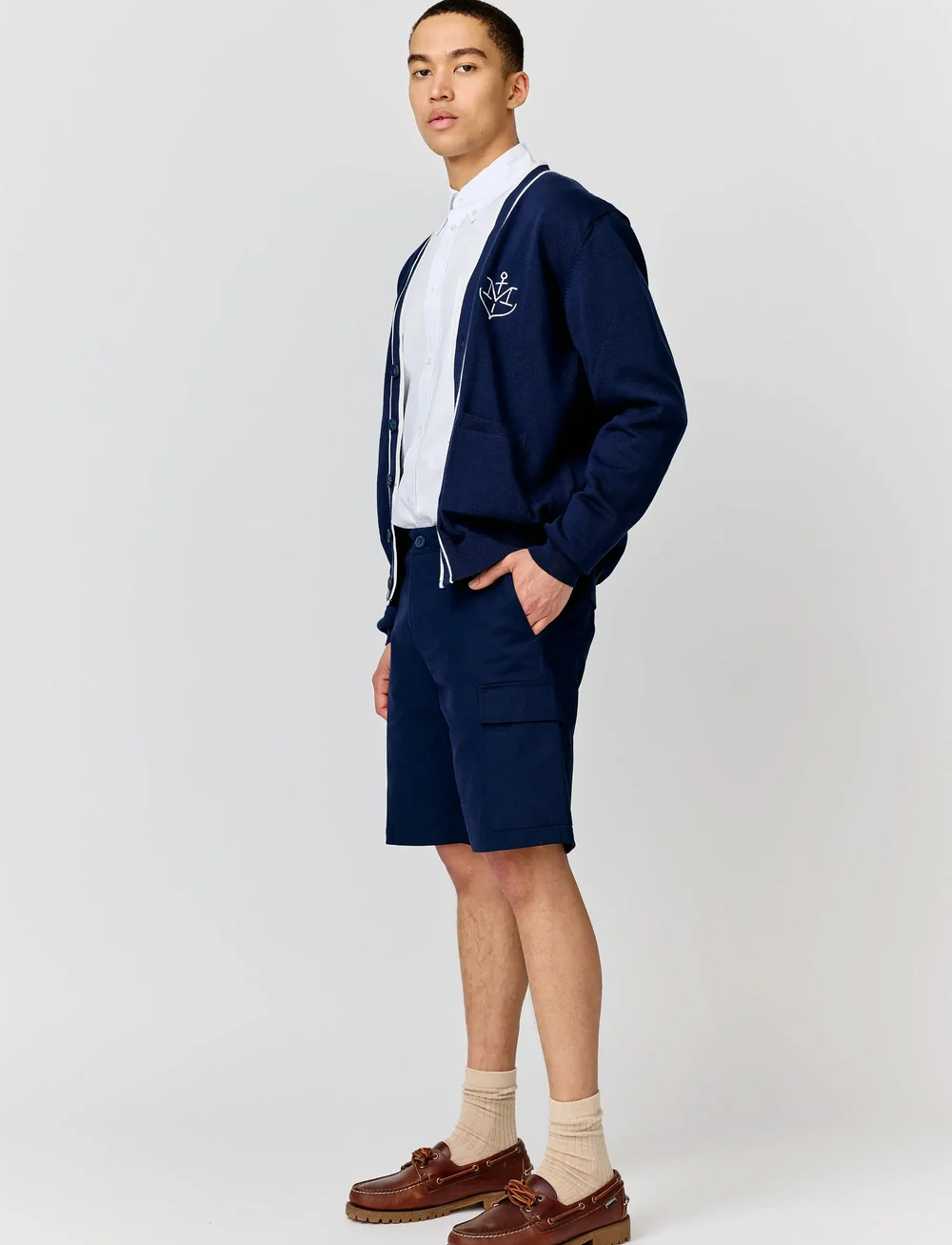 Makia - Arrow Shorts - lühikesed kargopüksid - dark navy - 4