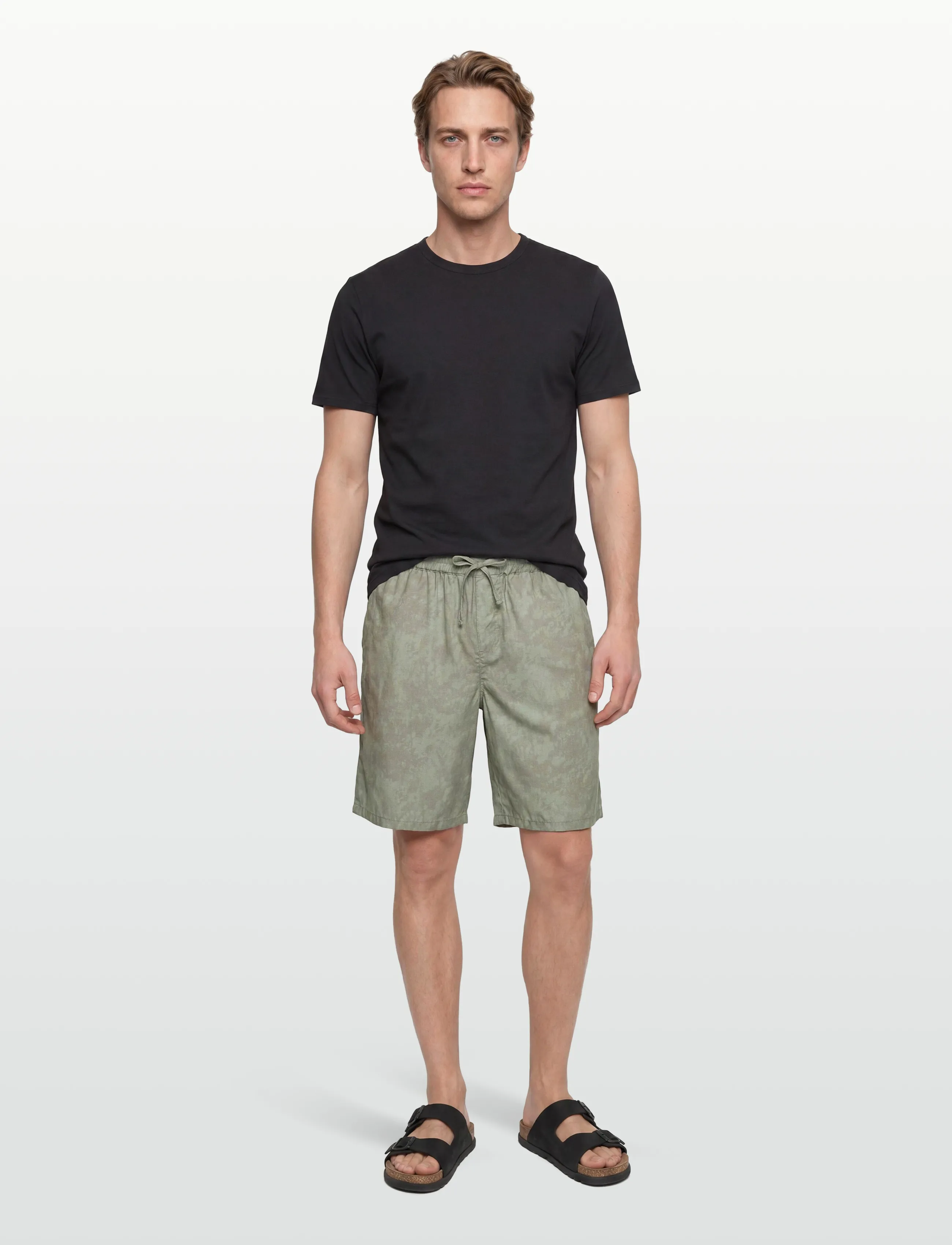 Makia Bloom Shorts, Snøre Shorts, Grøn, Str: L