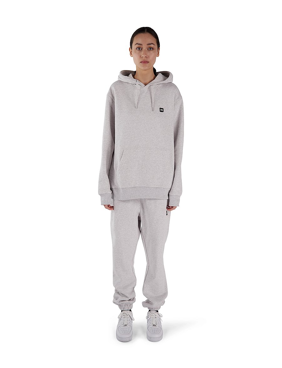 Makia - Laurel Hooded Sweatshirt - hettupeysur - light grey - 0