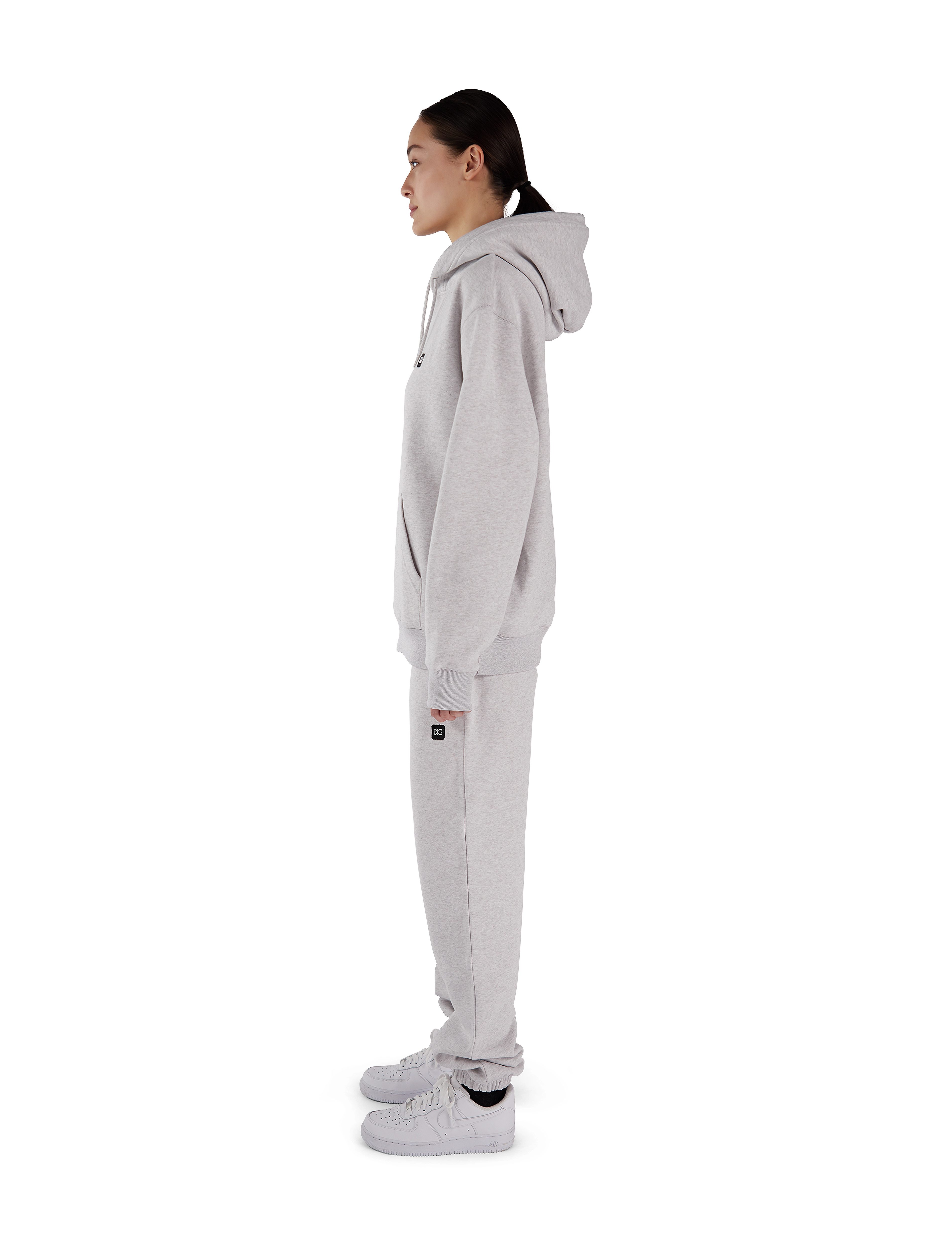 Makia - Laurel Hooded Sweatshirt - bluzy z kapturem - light grey - 4