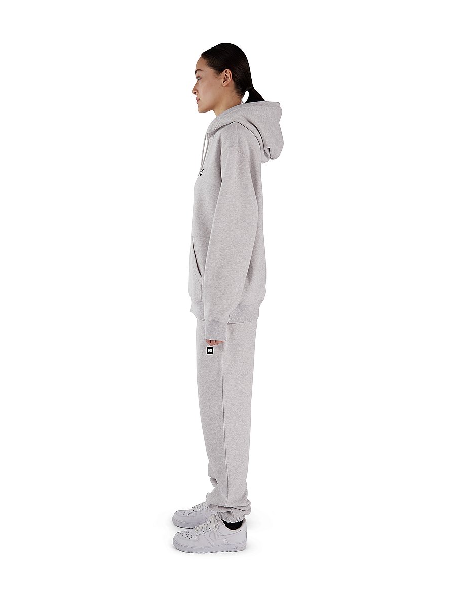Makia - Laurel Hooded Sweatshirt - hettupeysur - light grey - 4