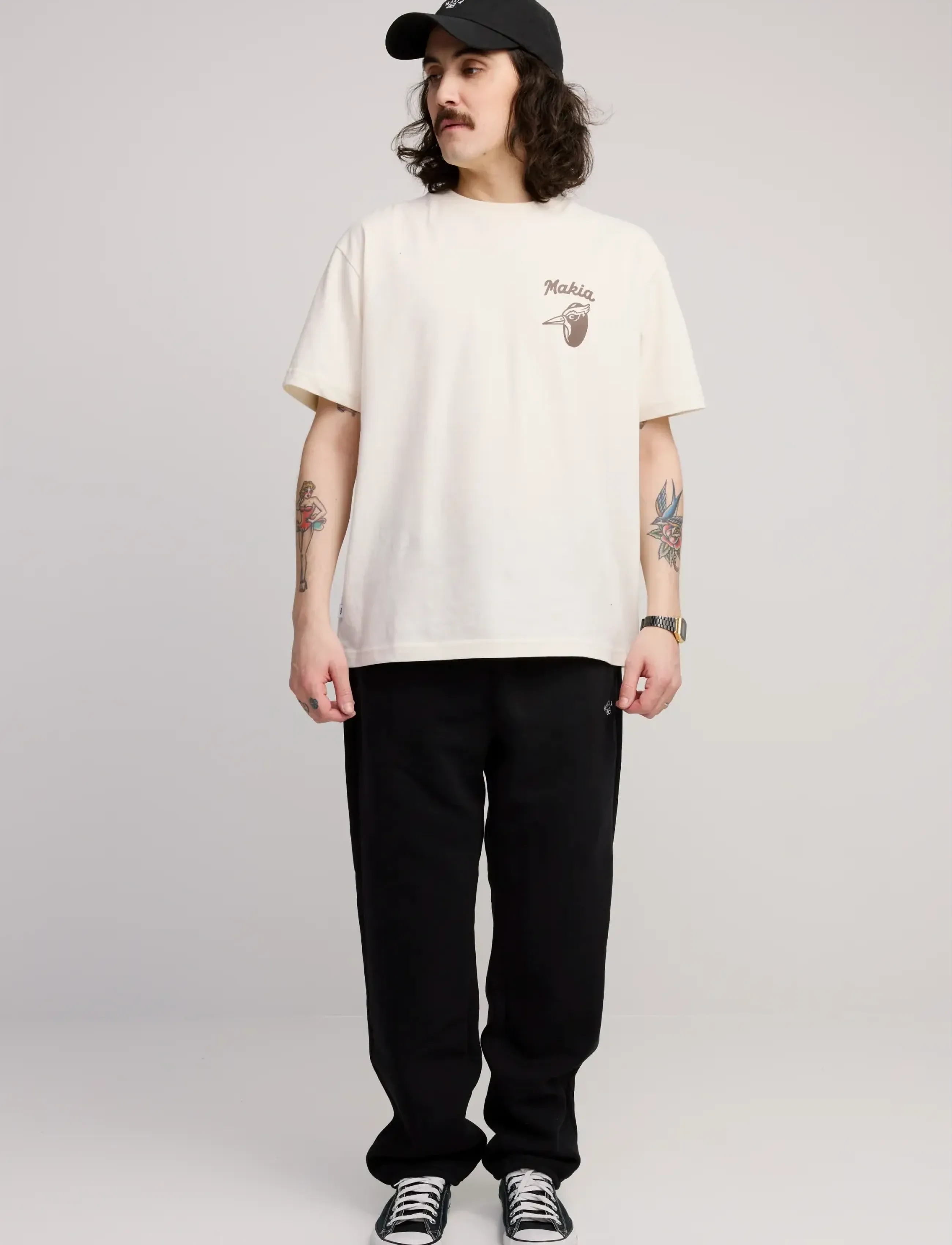 Makia Cove Sweatpants, Mænd, Sweatpants, Sort, Str: XL