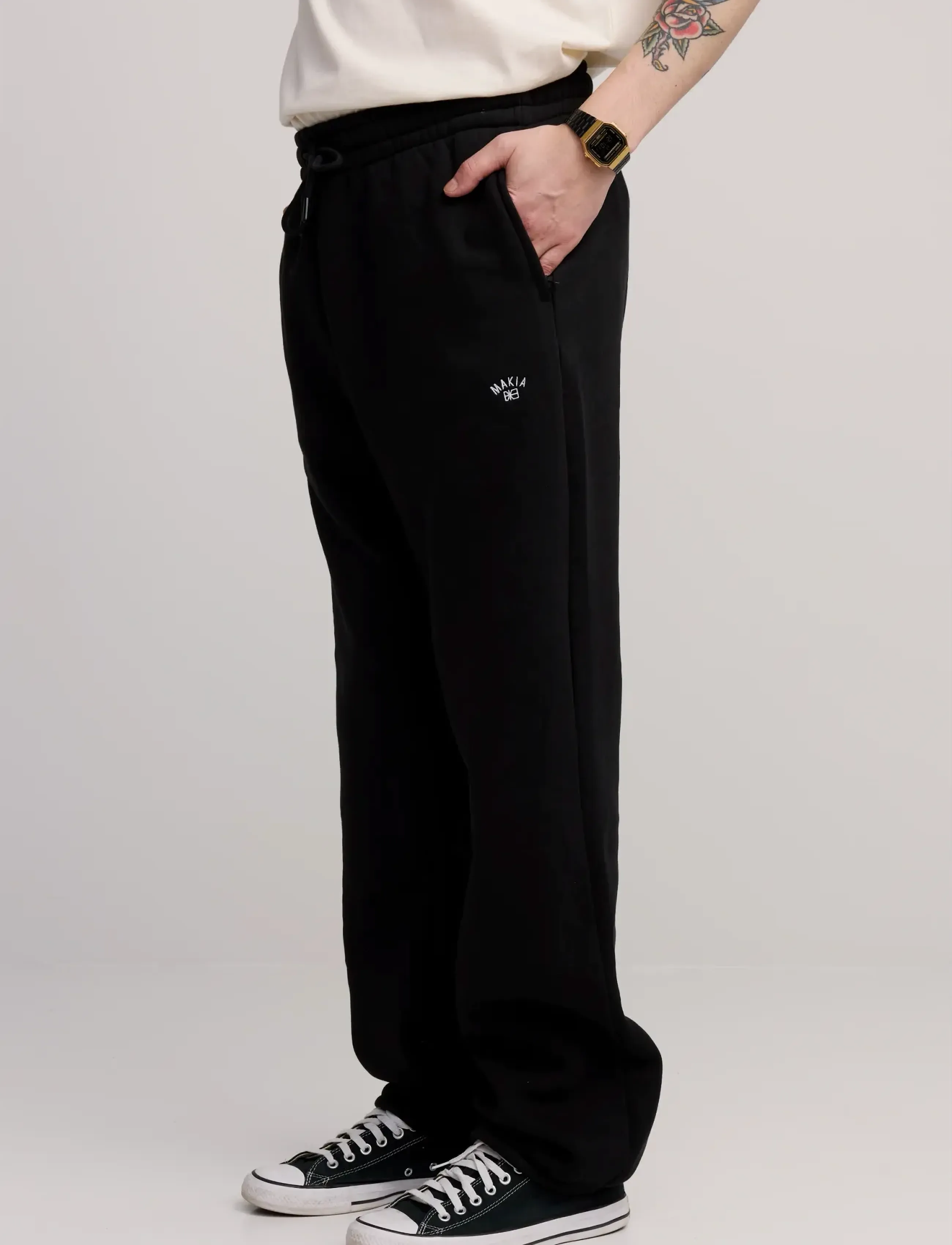 Makia - Cove Sweatpants - nos éditoriaux - black - 4