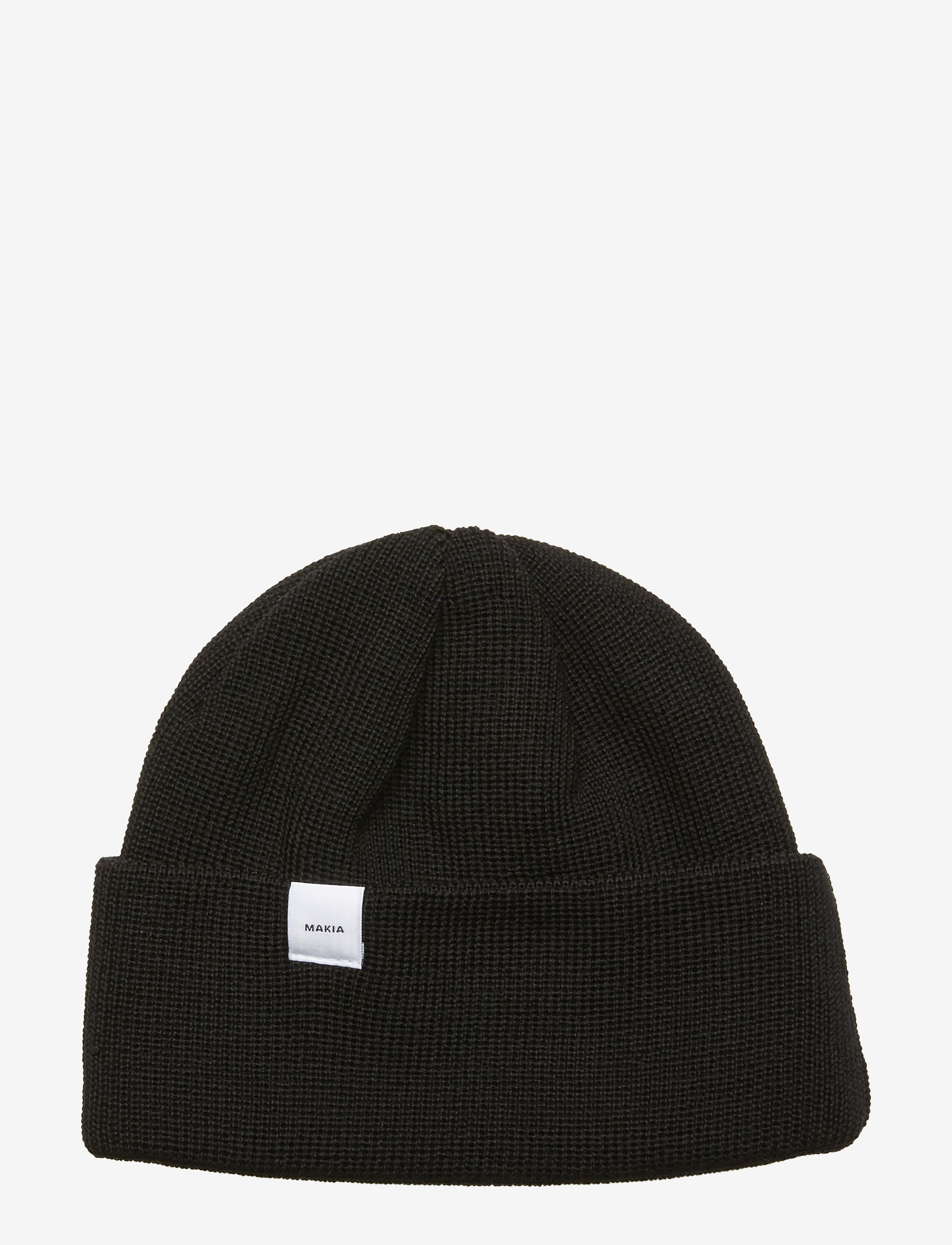 Makia Merino Thin Cap, One Size, Black, Hovedbeklædning > Huer, Herre