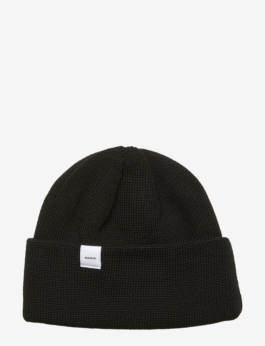 Makia - Merino Thin Cap - mützen - black - 0