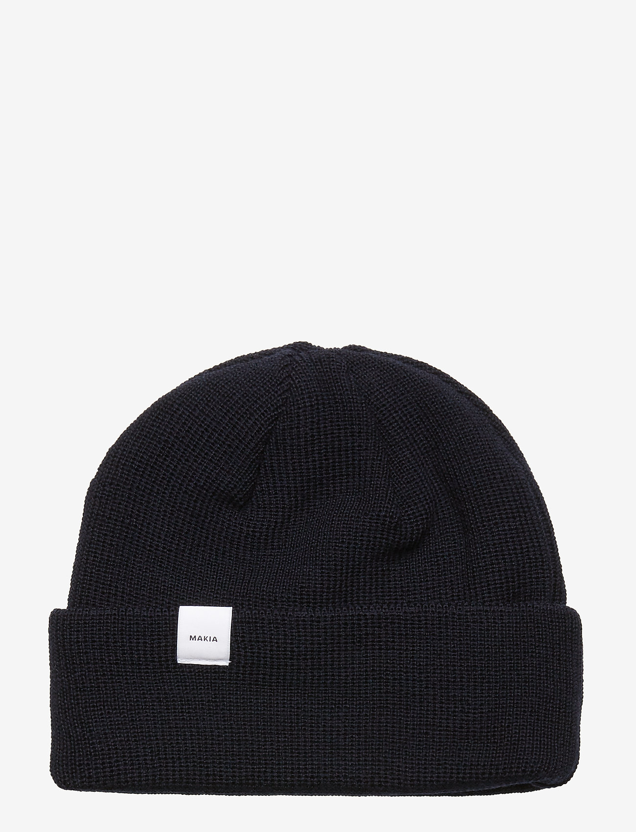 Makia - Merino Thin Cap - adītas cepures - dark navy - 0