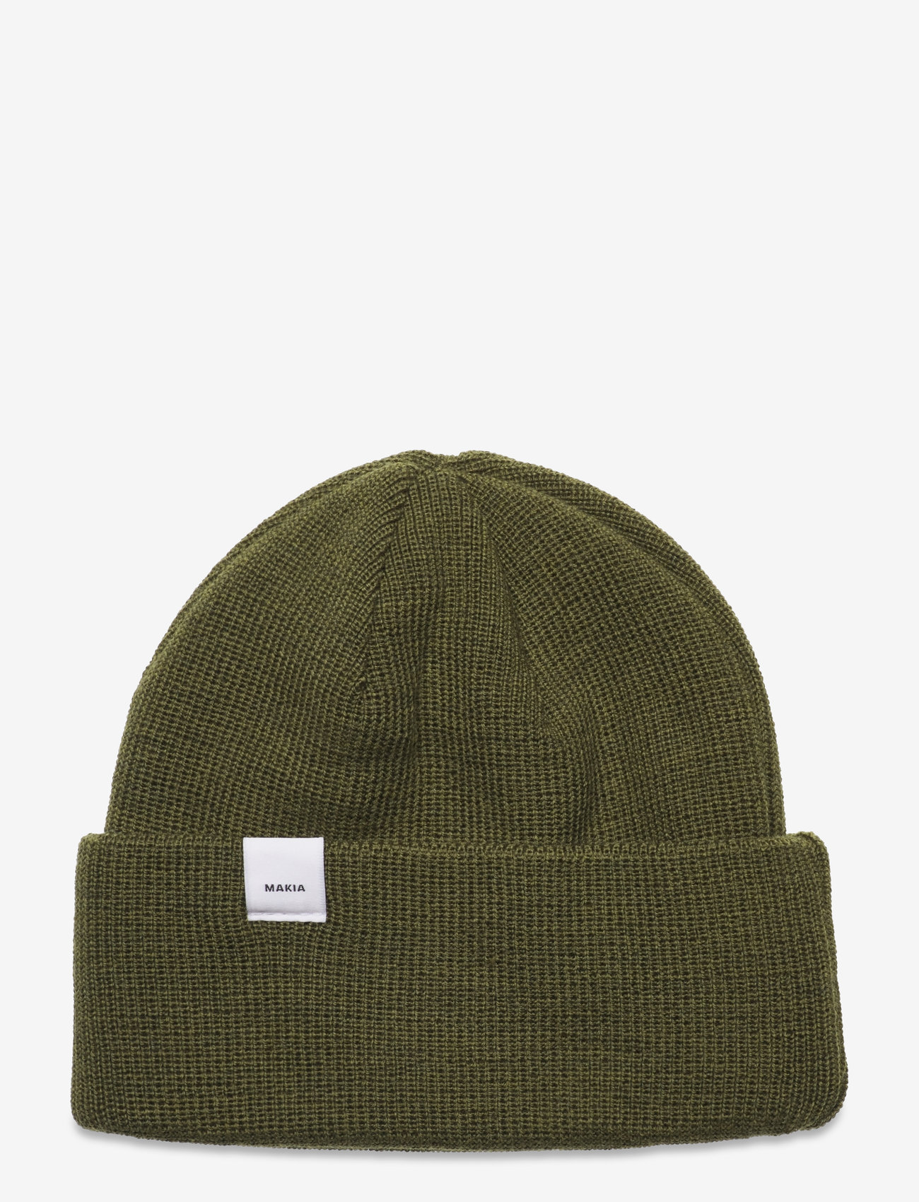 Makia - Merino Thin Cap - accessoarer - moss - 0