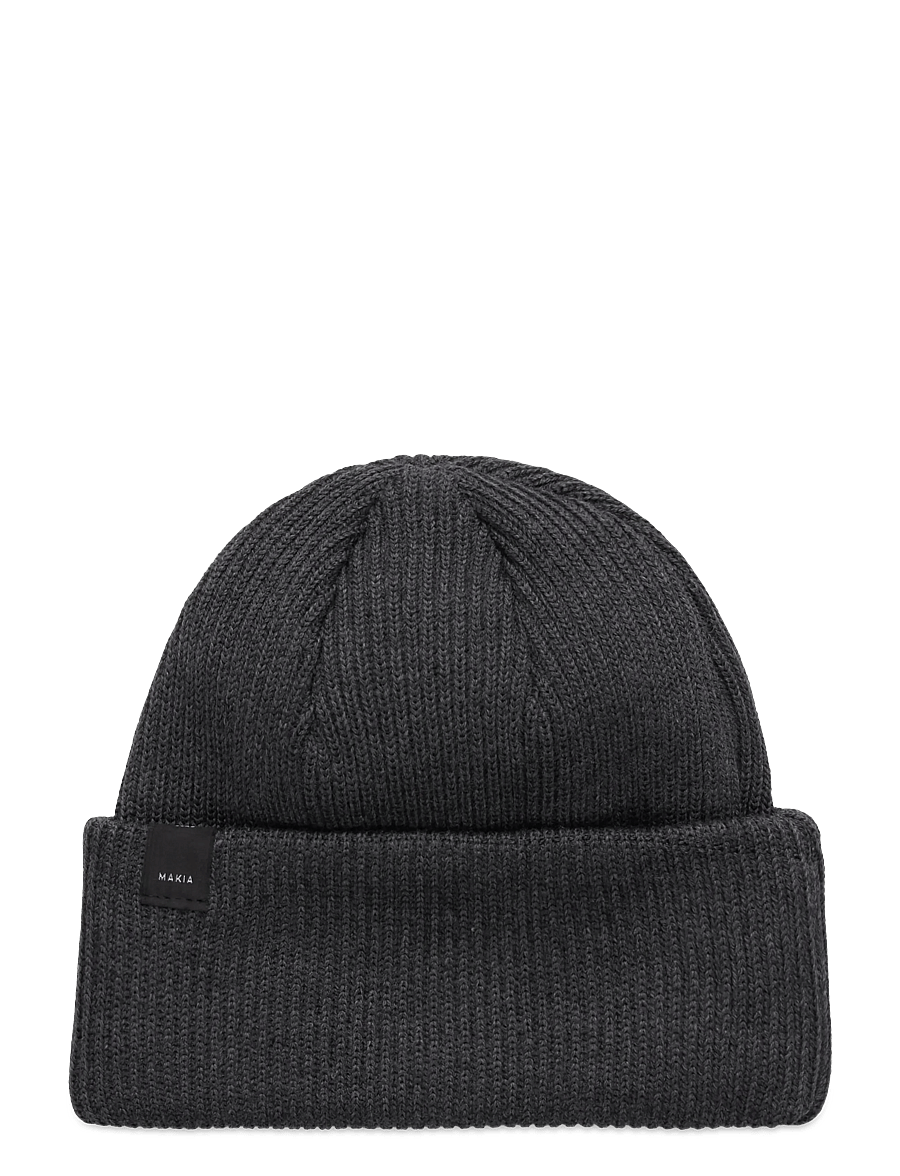 Makia - Merino Cap - kollektioner - dark grey - 0