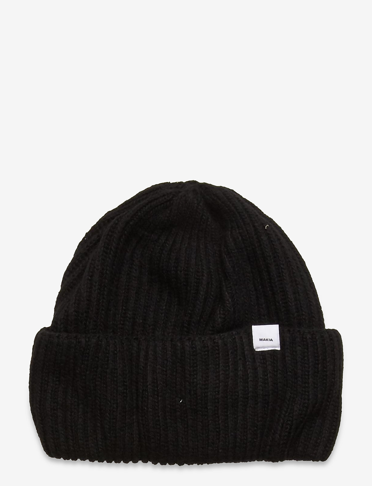 Leaf Beanie - BLACK