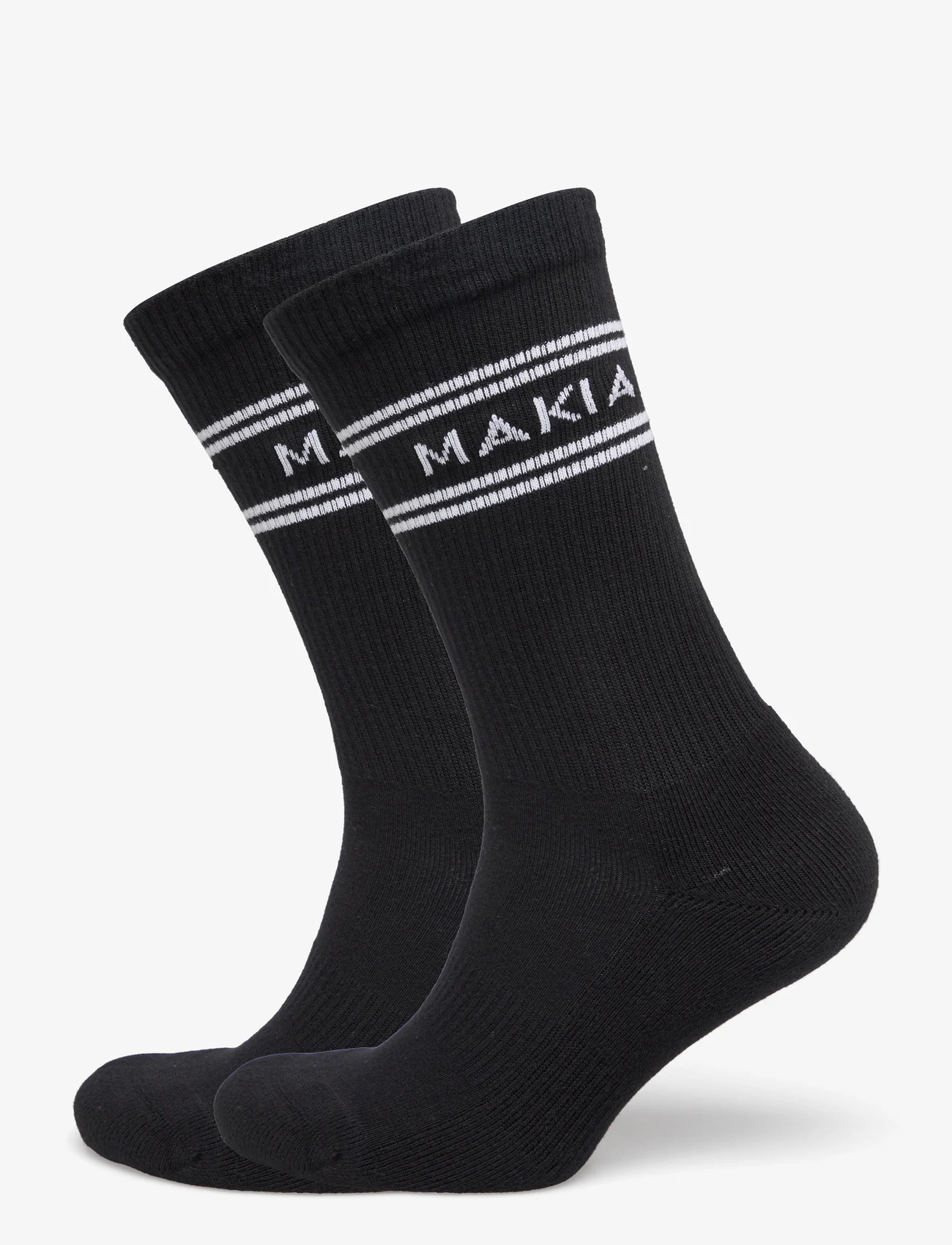 Makia - Stripe Socks (2 pack) - laagste prijzen - black - 0
