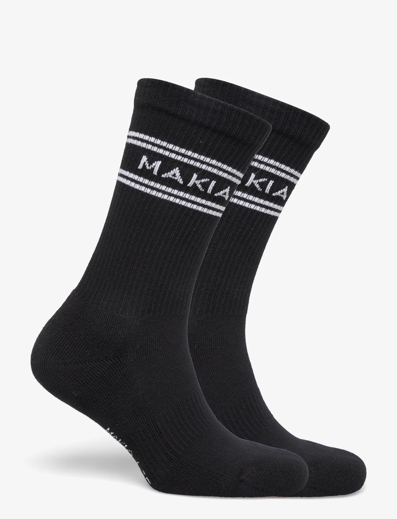 Makia - Stripe Socks (2 pack) - najniższe ceny - black - 1