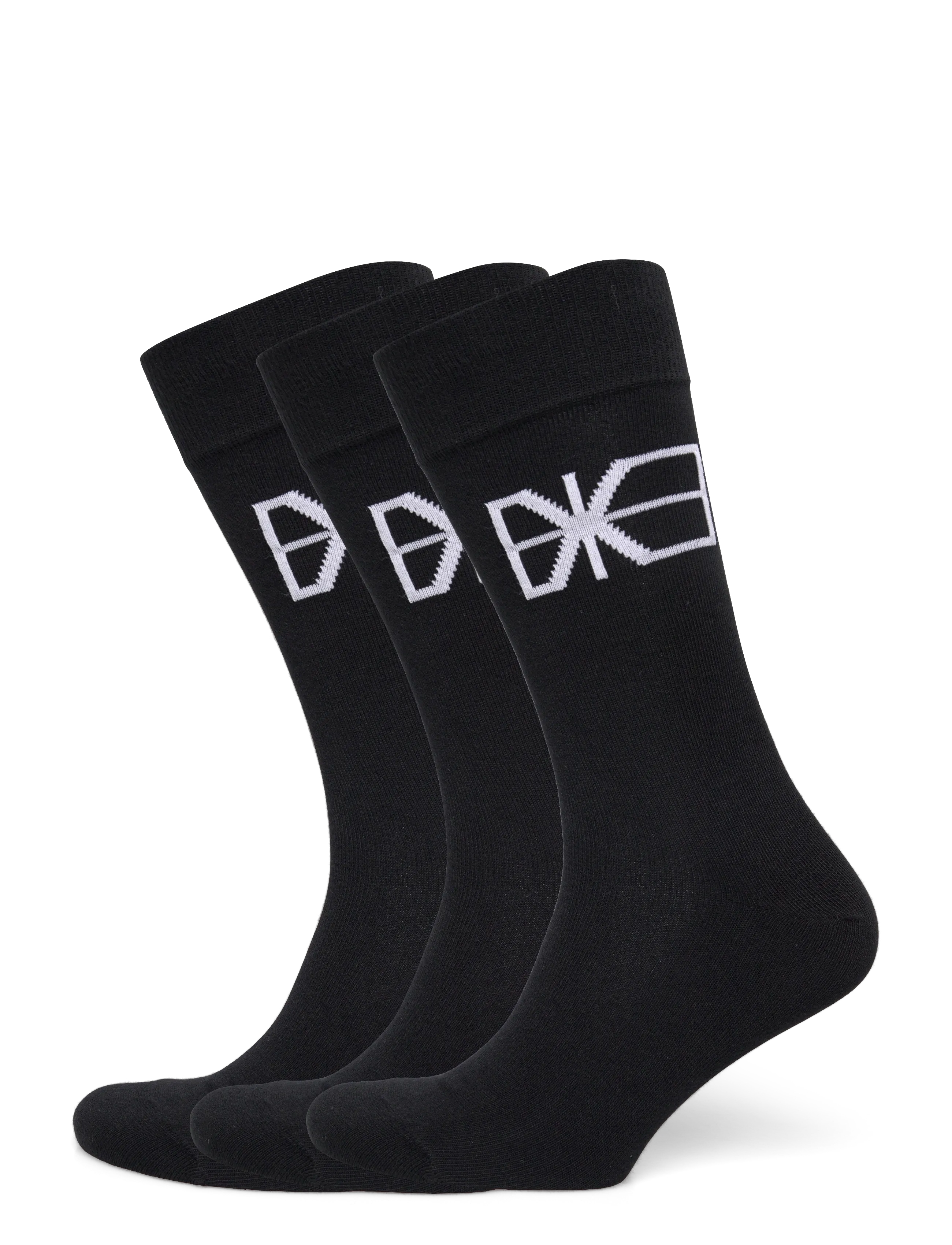 Makia Flag Socks (3 pack) - Kollektsioonid - BLACK / black
