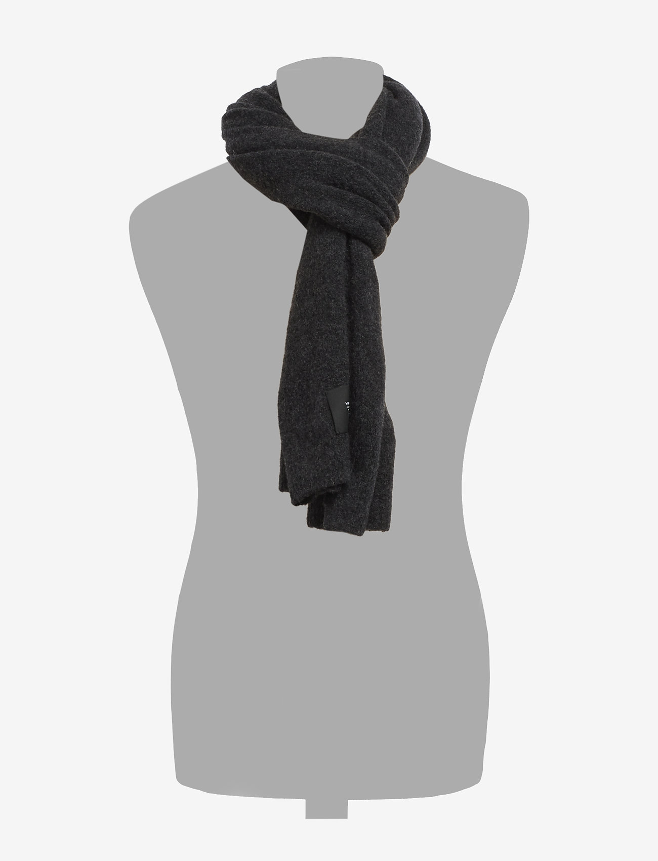 Makia - WOOLY SCARF - dark grey - 1
