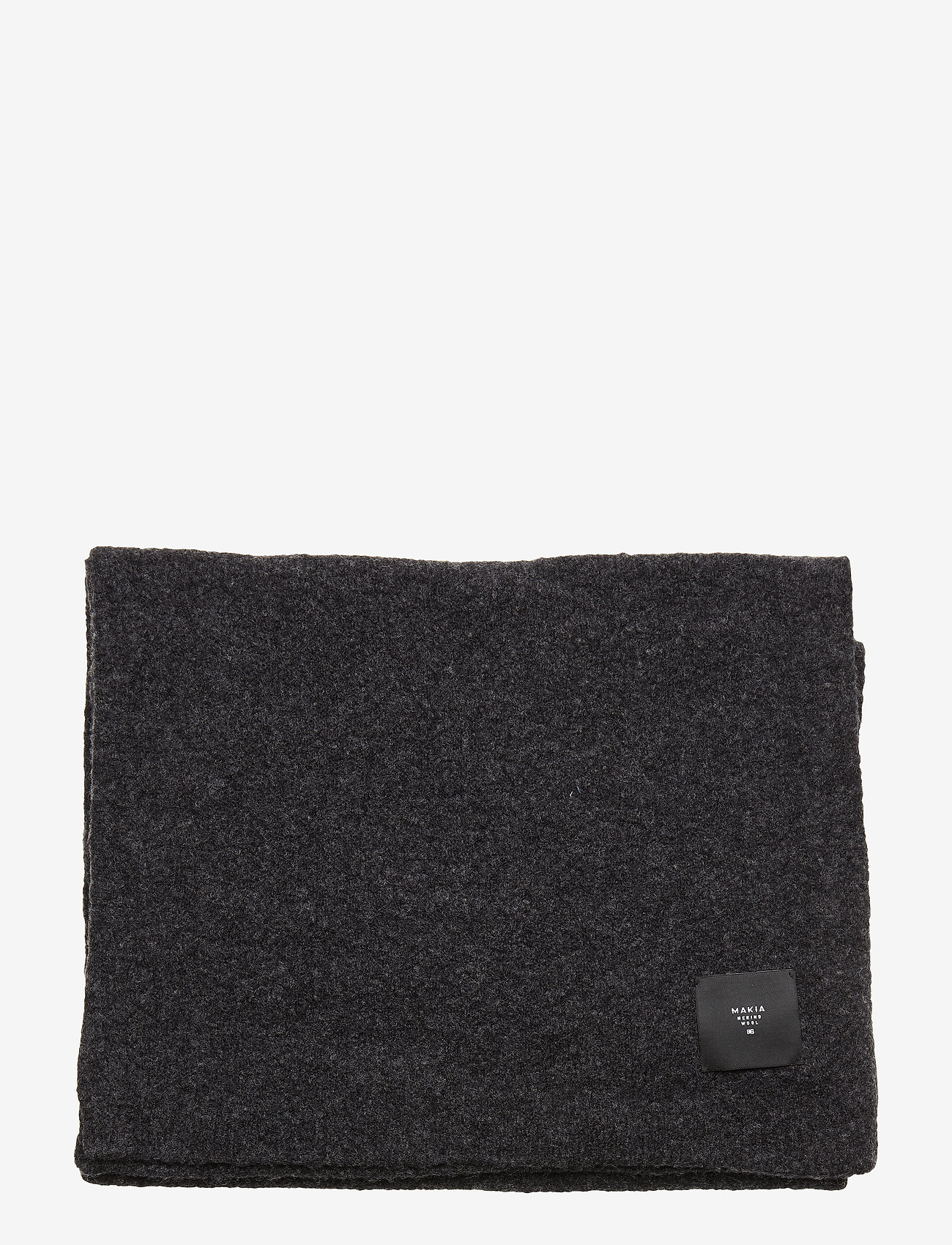 Makia - WOOLY SCARF - dark grey - 2